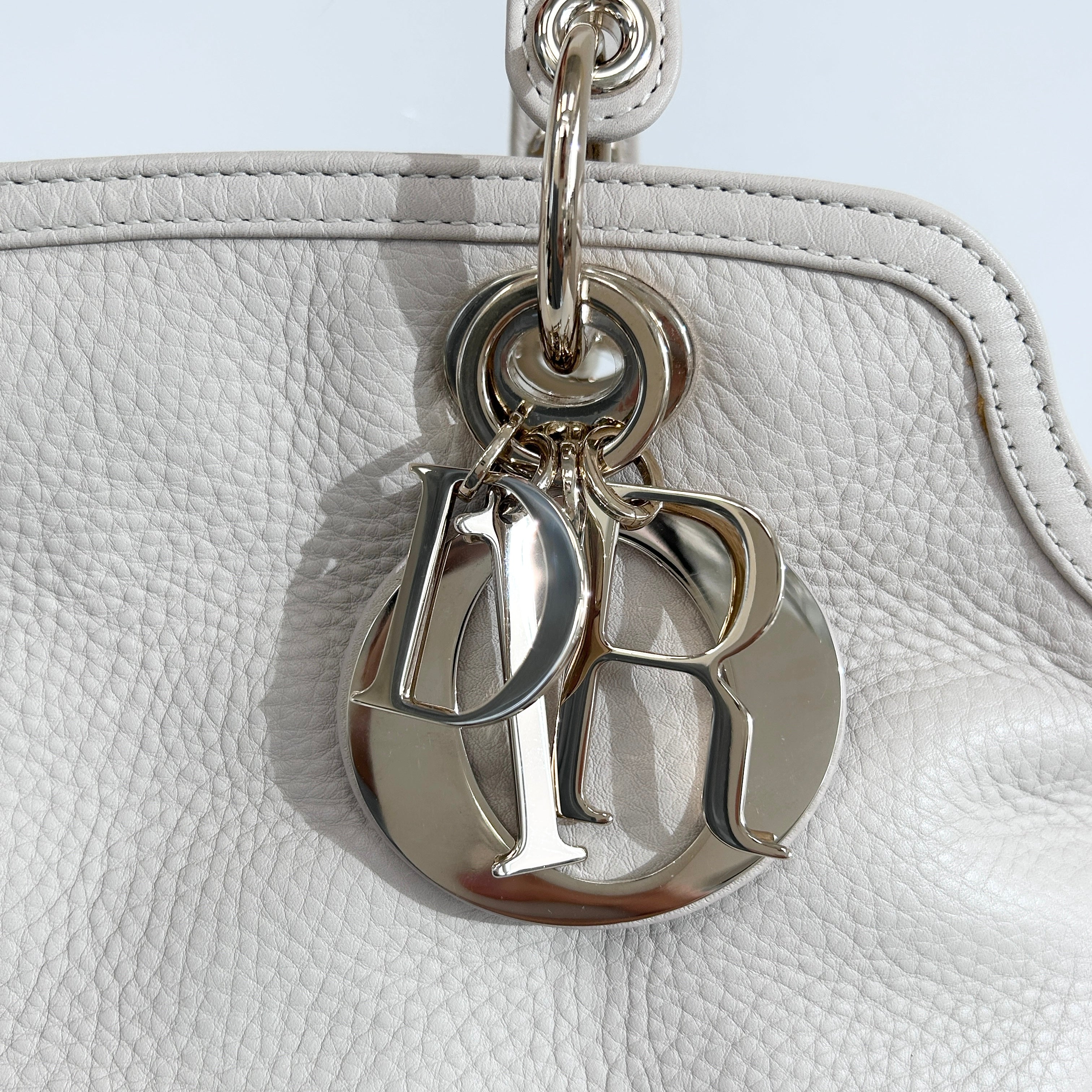 Beige Leather Granville 2 Way Bag w/GHW