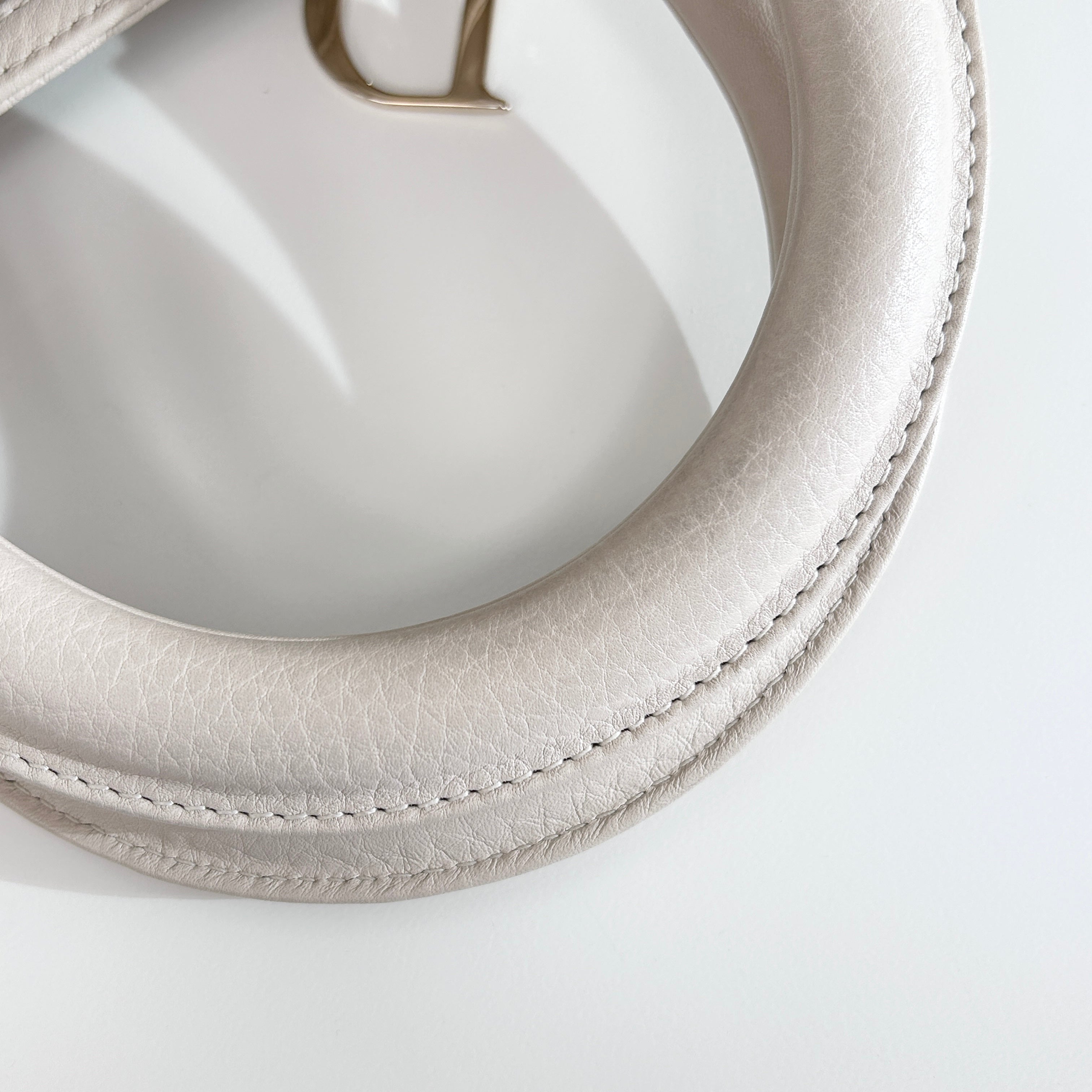 Beige Leather Granville 2 Way Bag w/GHW