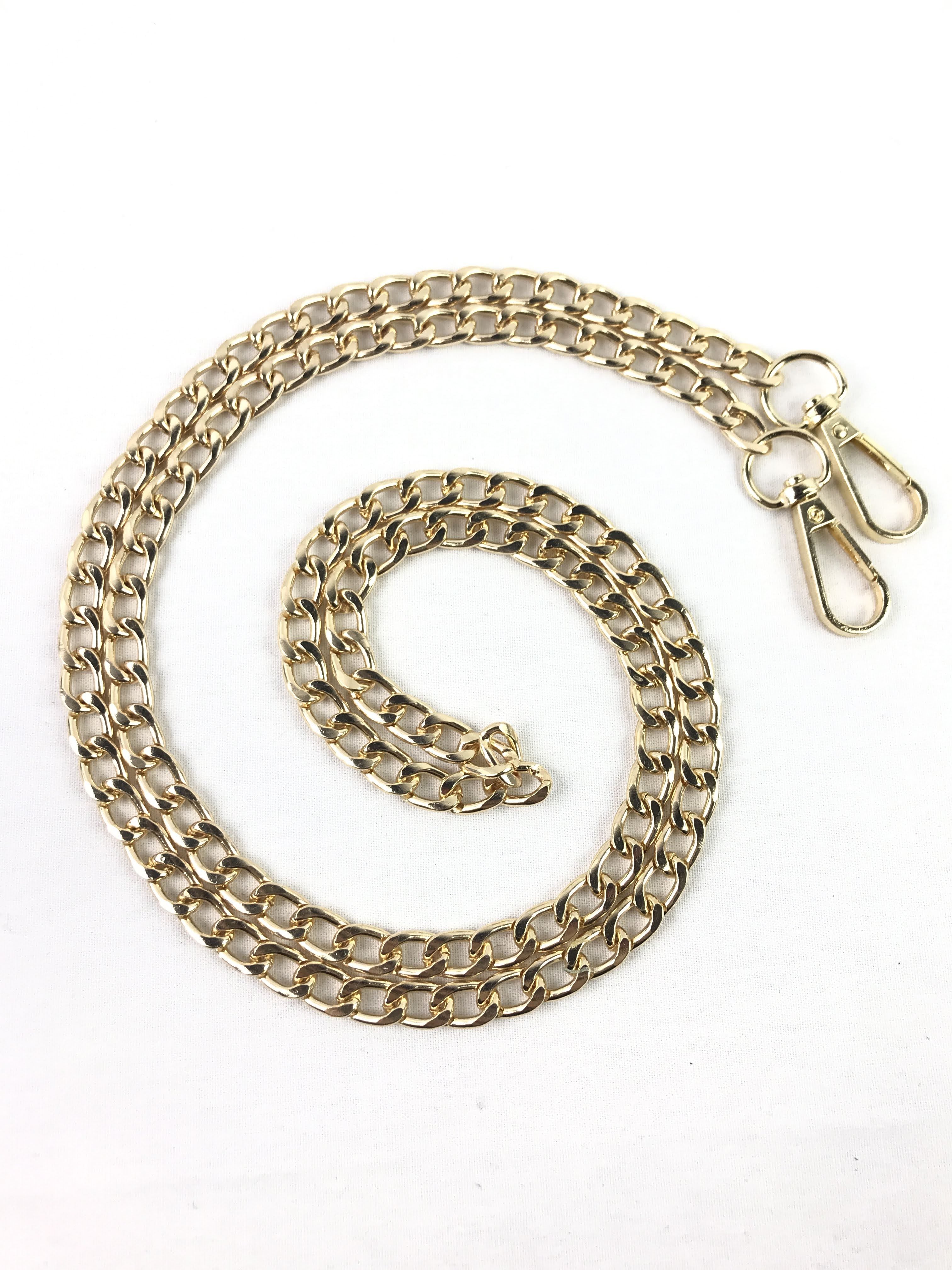 Gold Crossbody Chain Strap w/GHW