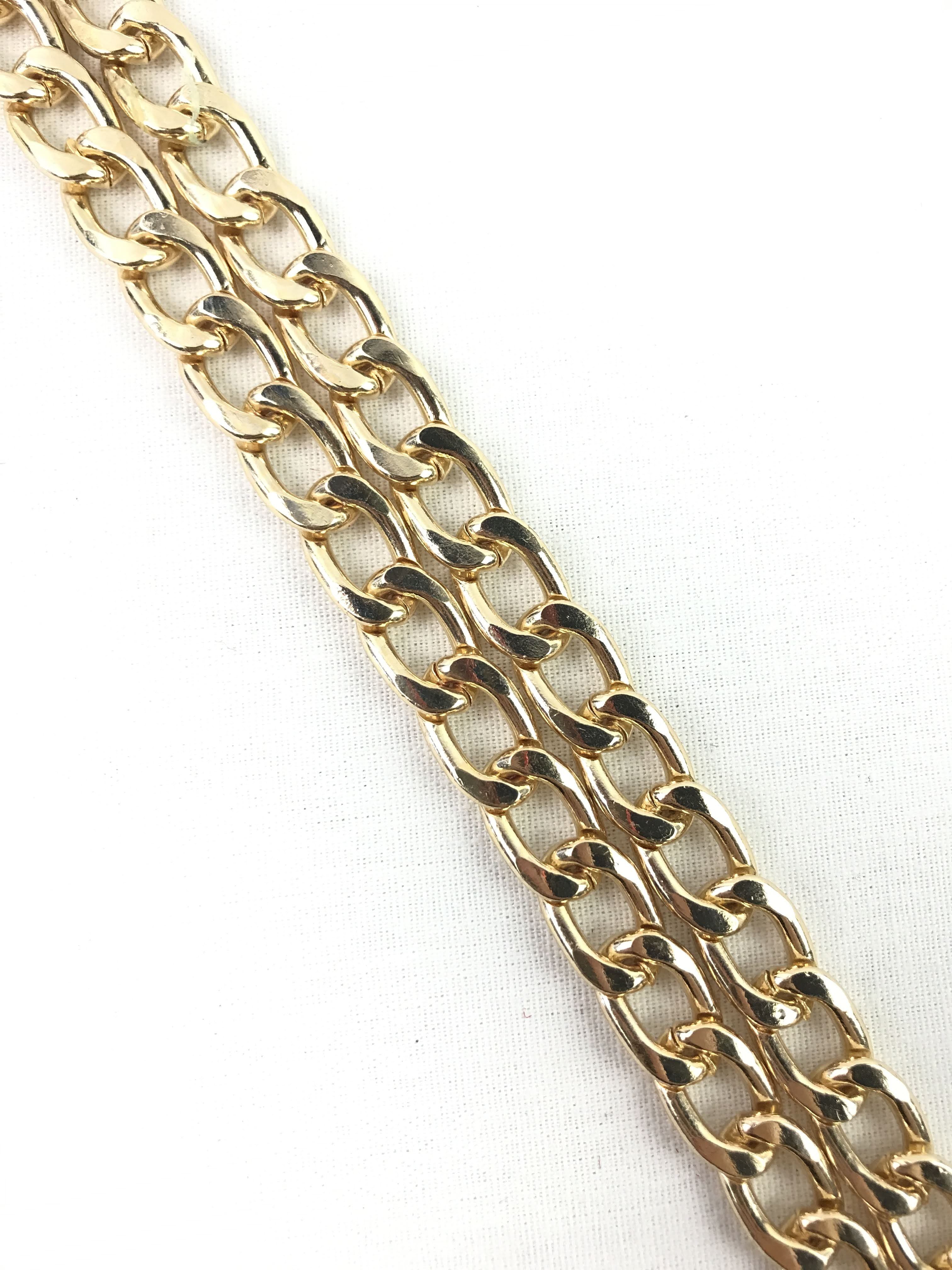 Gold Crossbody Chain Strap w/GHW