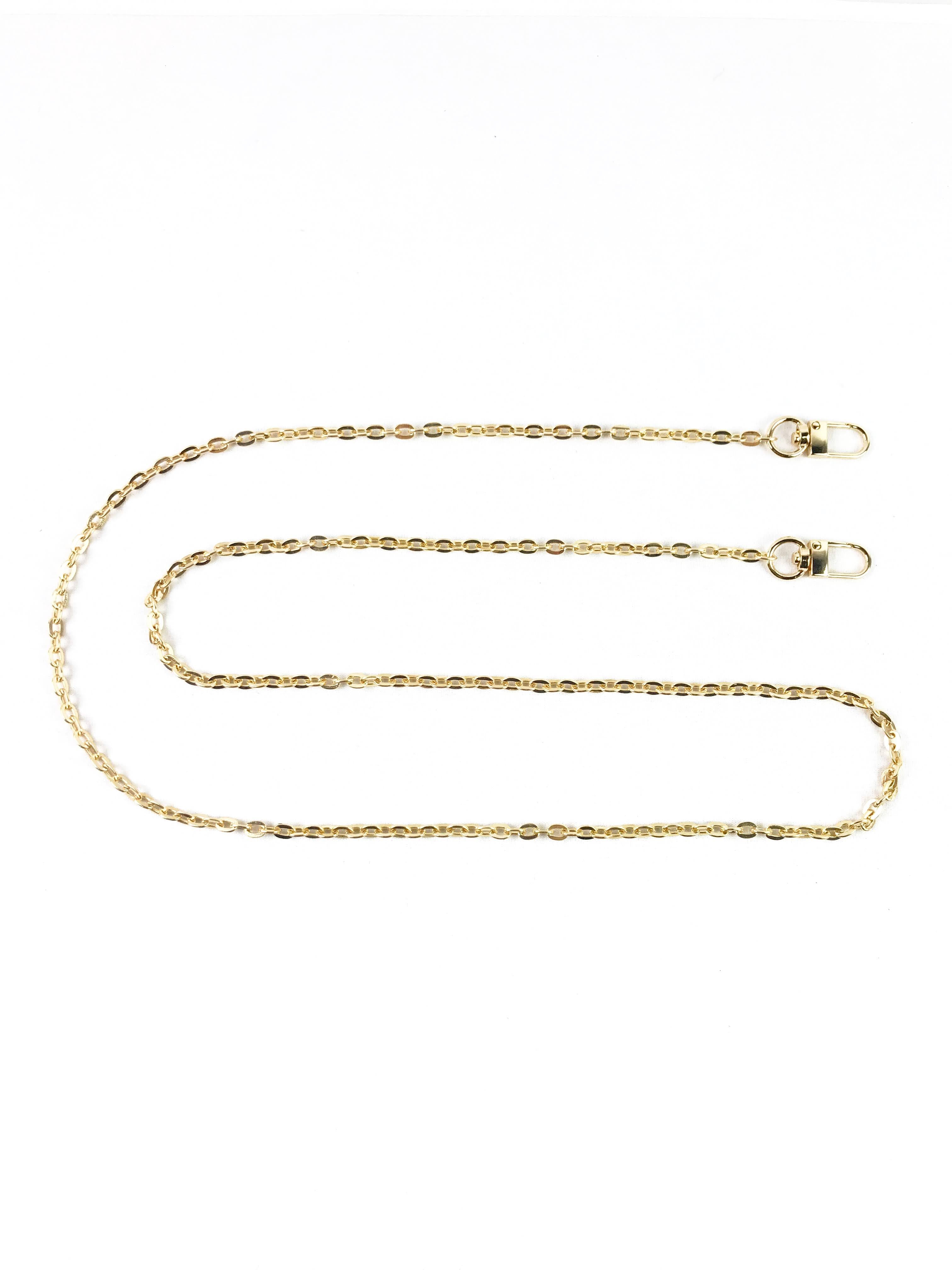 Thin Gold Crossbody Chain Strap w/GHW