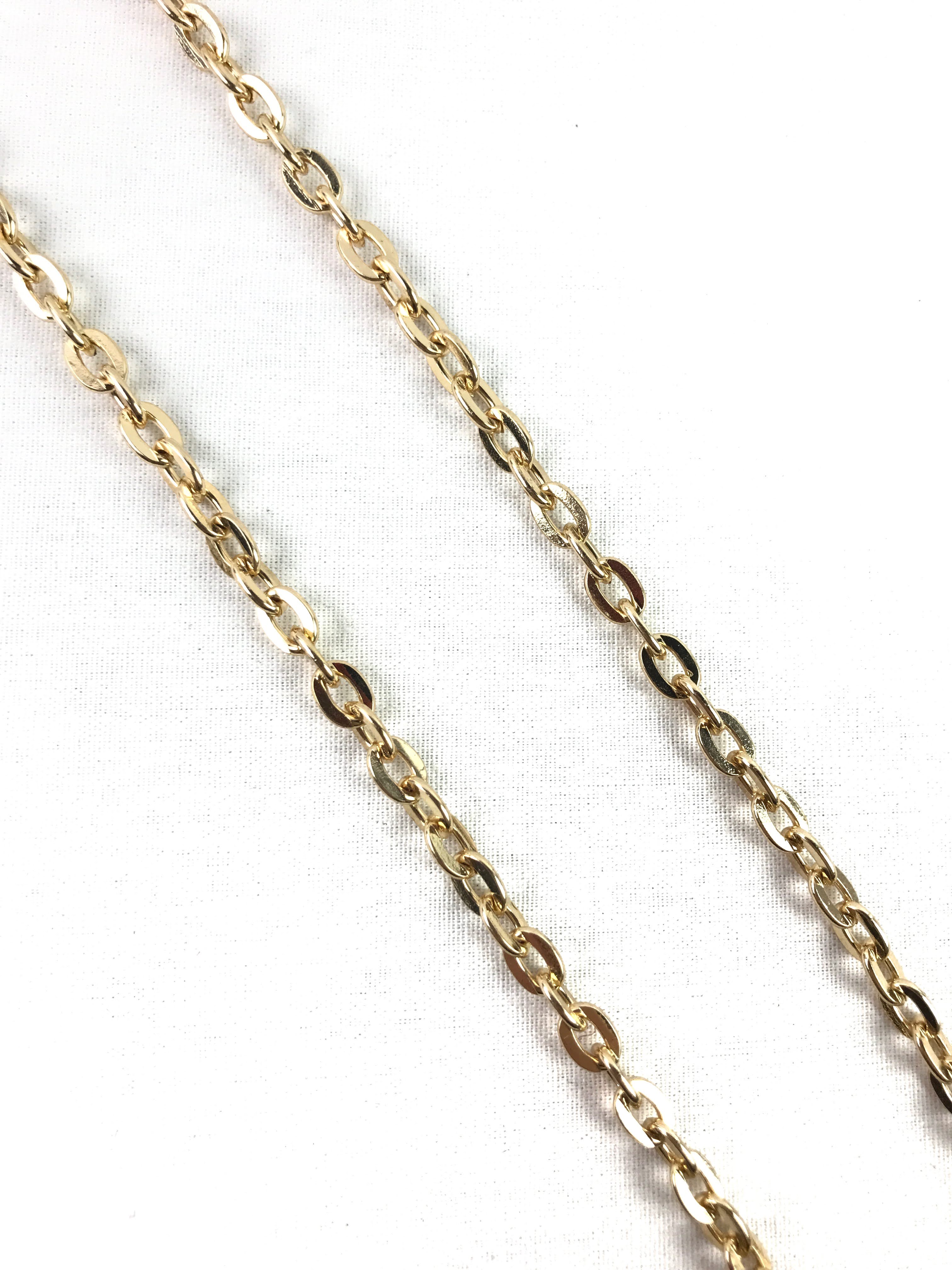 Thin Gold Crossbody Chain Strap w/GHW