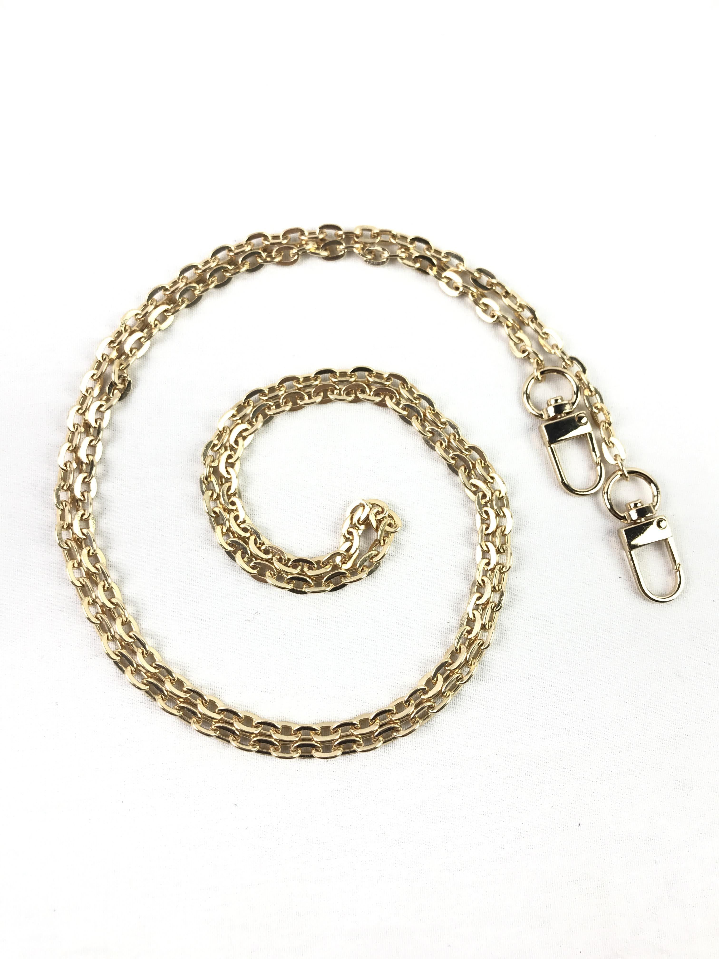 Thin Gold Crossbody Chain Strap w/GHW