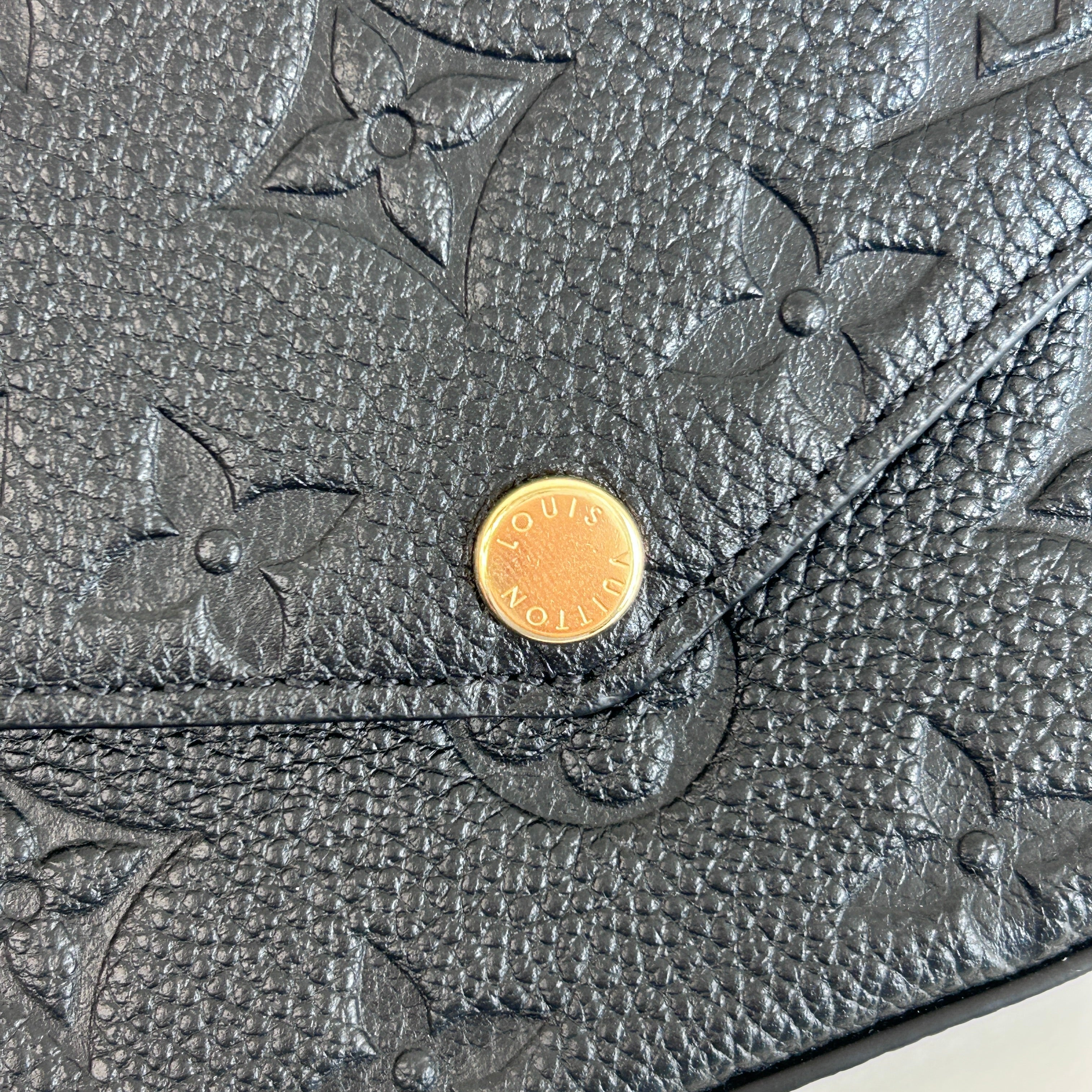 Black Monogram Empreinte Leather Felicie Pochette Bag