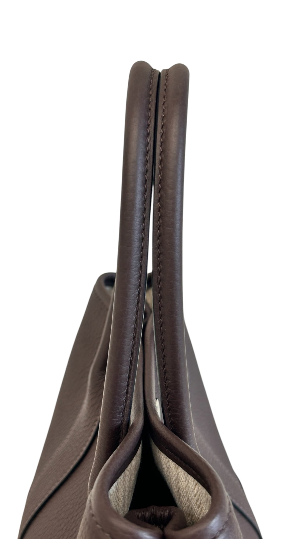 Chocolate Negonda Leather Garden Party 23 Bag w/PHW