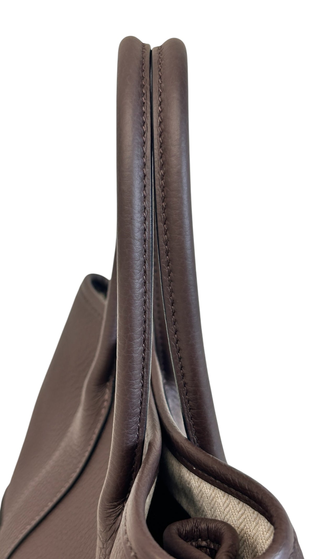 Chocolate Negonda Leather Garden Party 23 Bag w/PHW