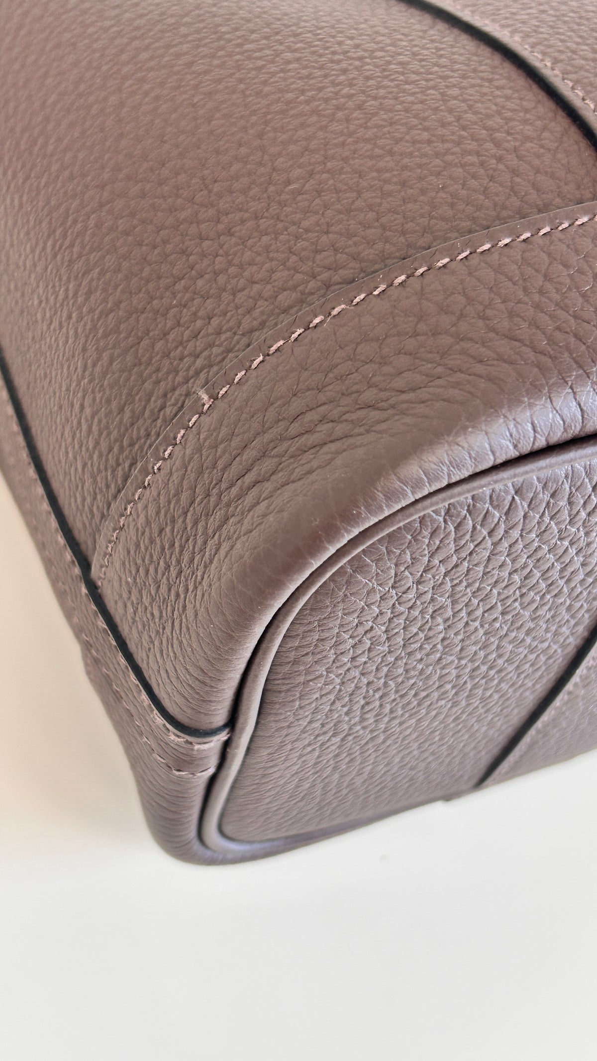 Chocolate Negonda Leather Garden Party 23 Bag w/PHW