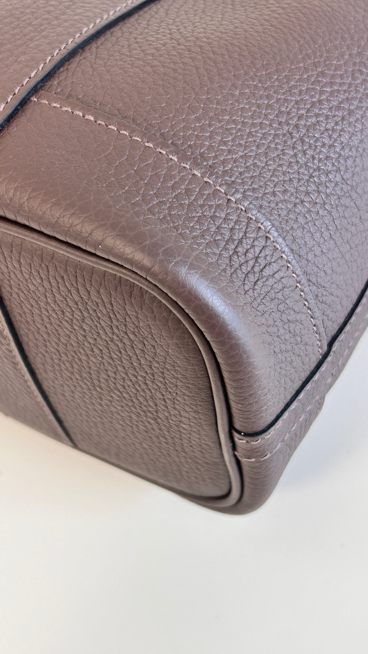 Chocolate Negonda Leather Garden Party 23 Bag w/PHW