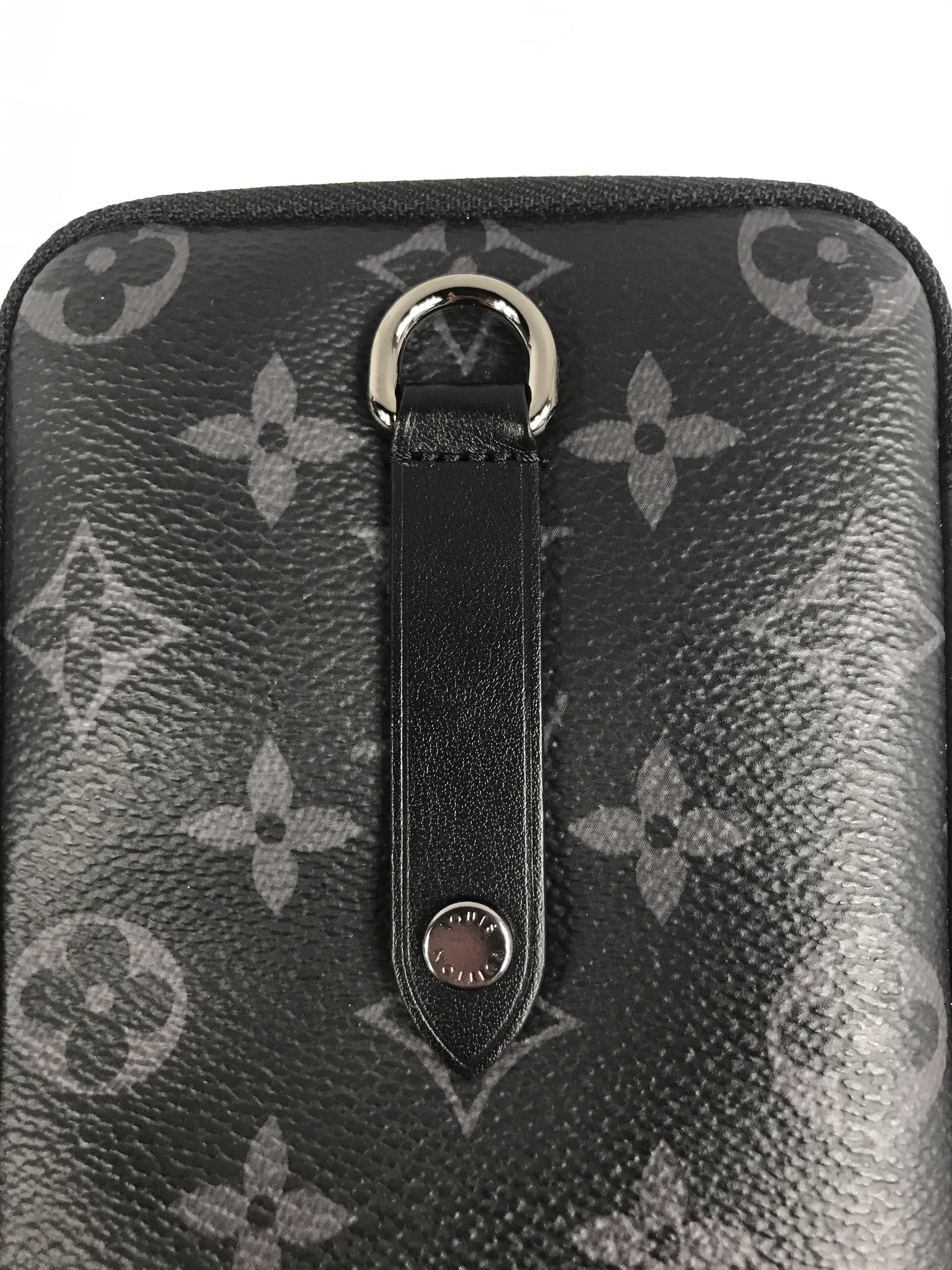 Monogram Eclipse Reverse Double Phone Pouch W/DSHW