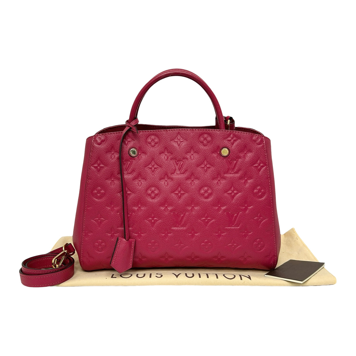 Dahlia Empreinte Leather Montaigne MM Bag w/GHW