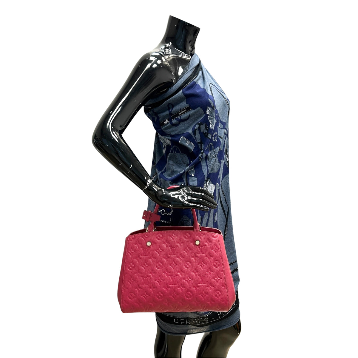 Dahlia Empreinte Leather Montaigne MM Bag w/GHW