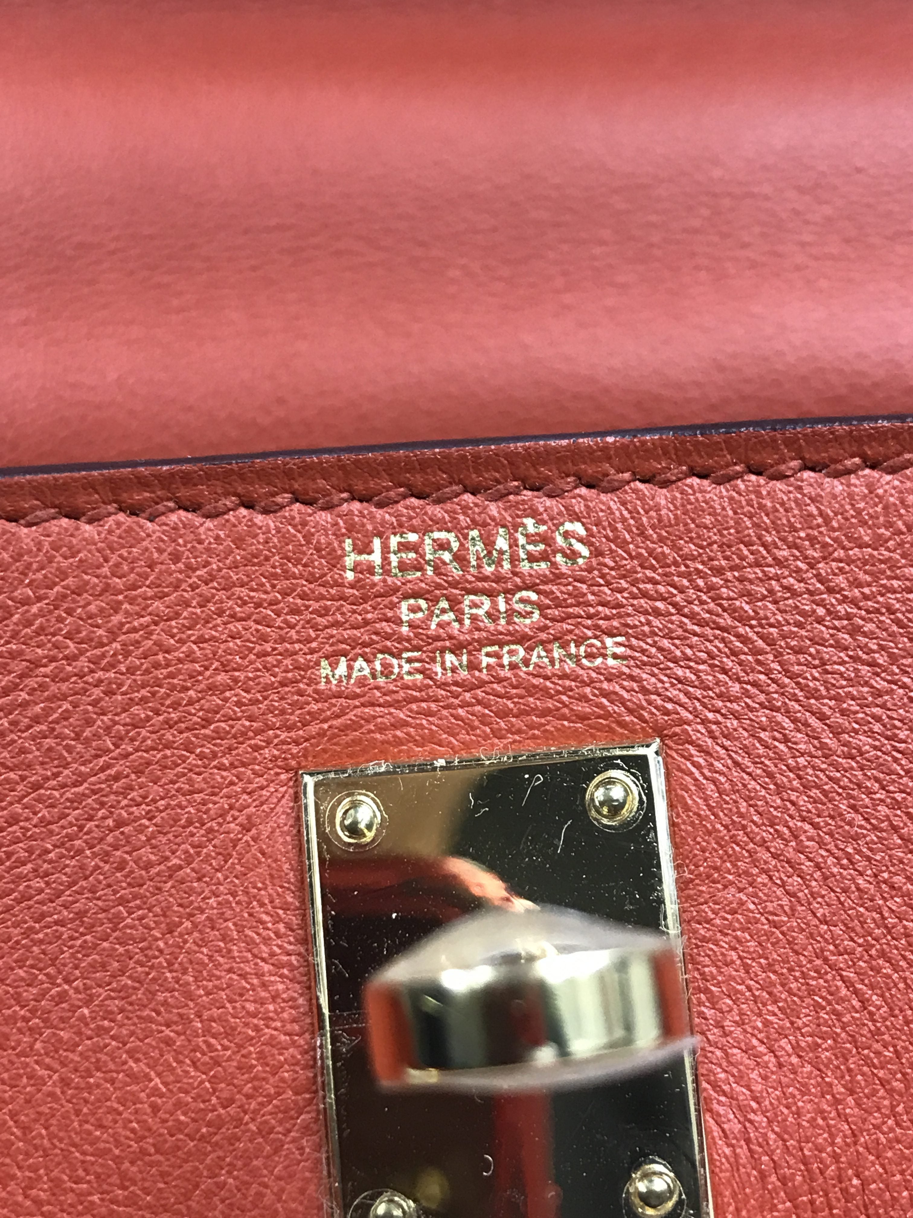 Terre Battue Retourne Swift Leather Kelly 25 w/GHW