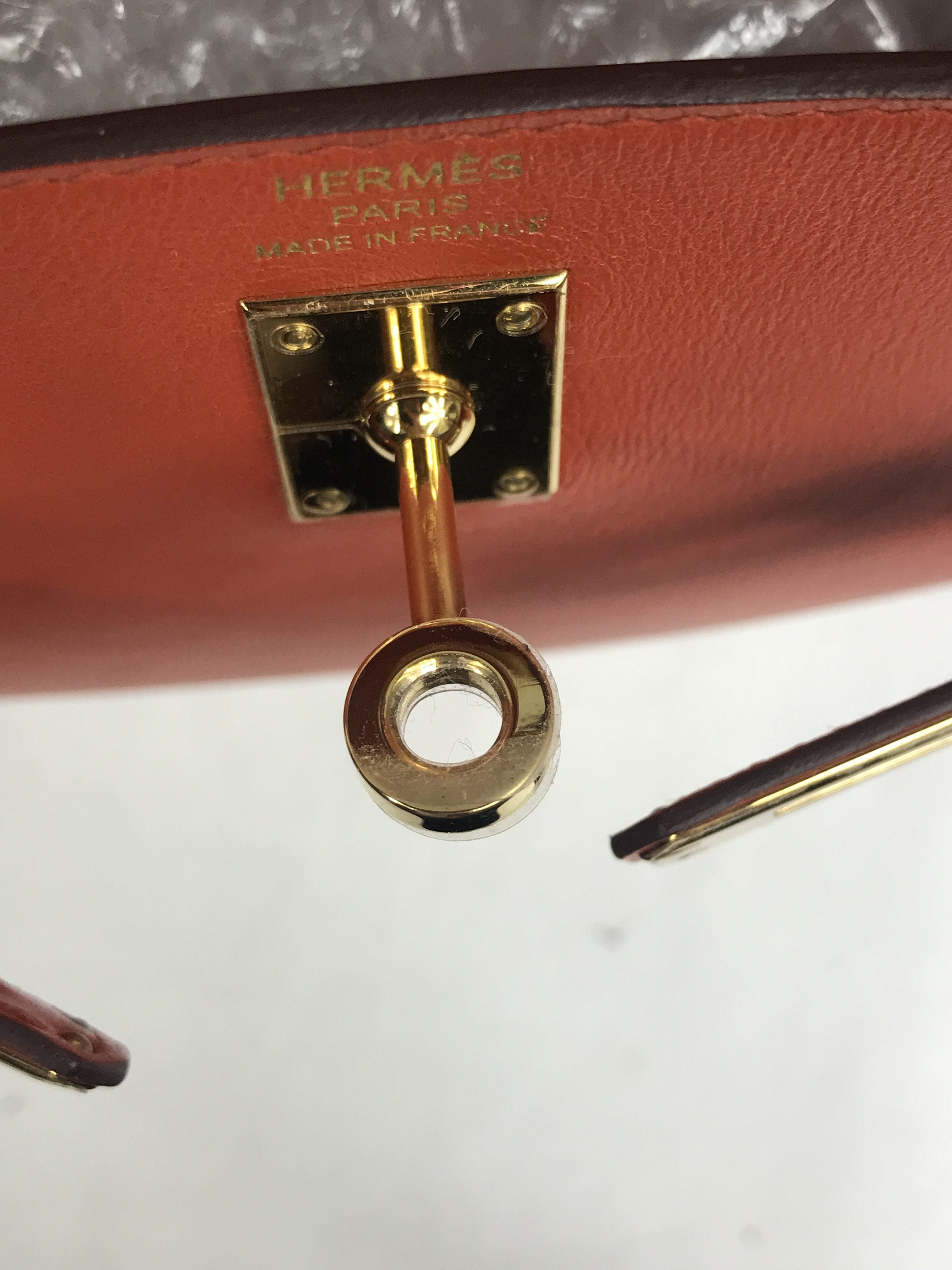 Terre Battue Retourne Swift Leather Kelly 25 w/GHW