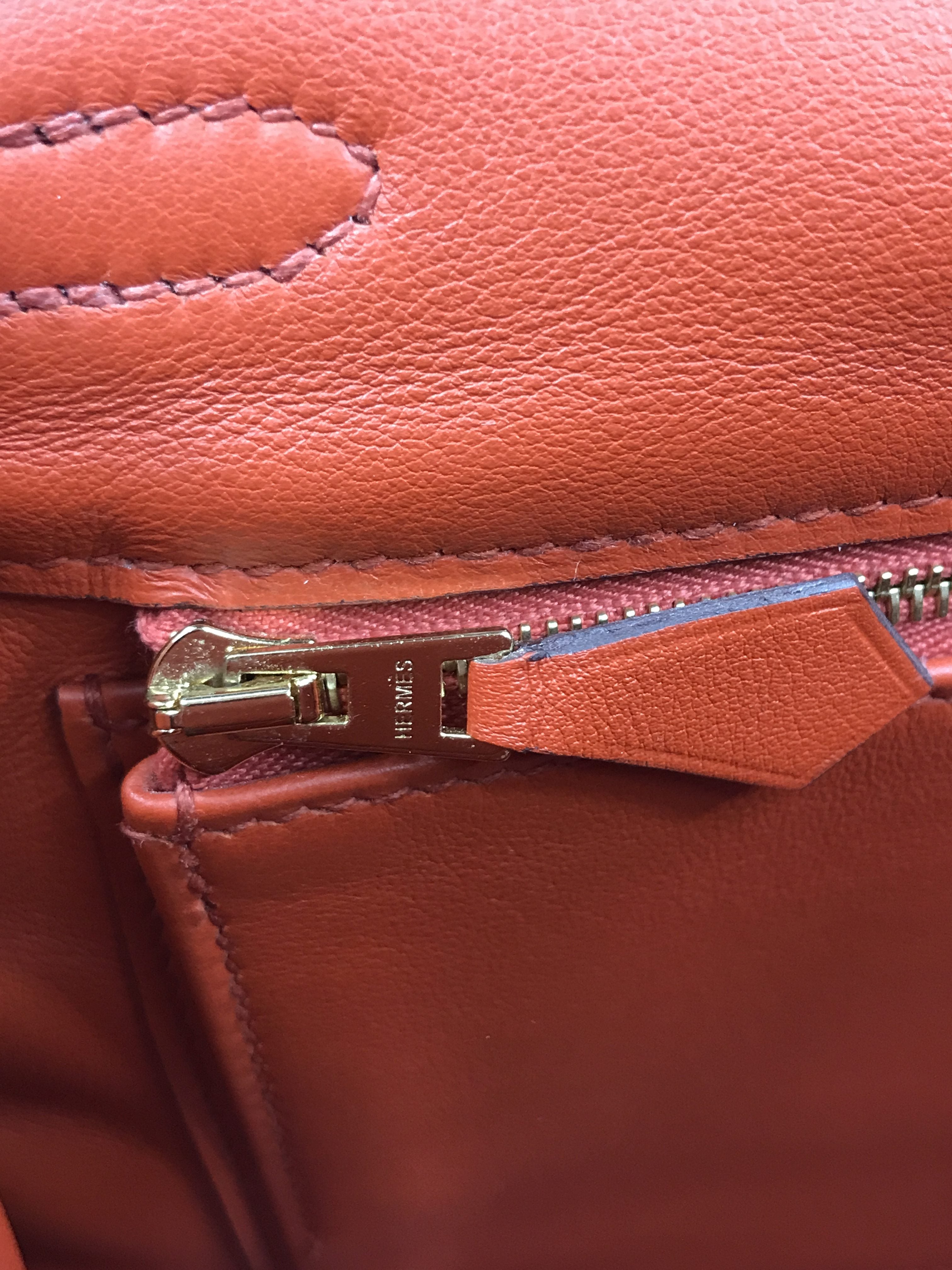 Terre Battue Retourne Swift Leather Kelly 25 w/GHW