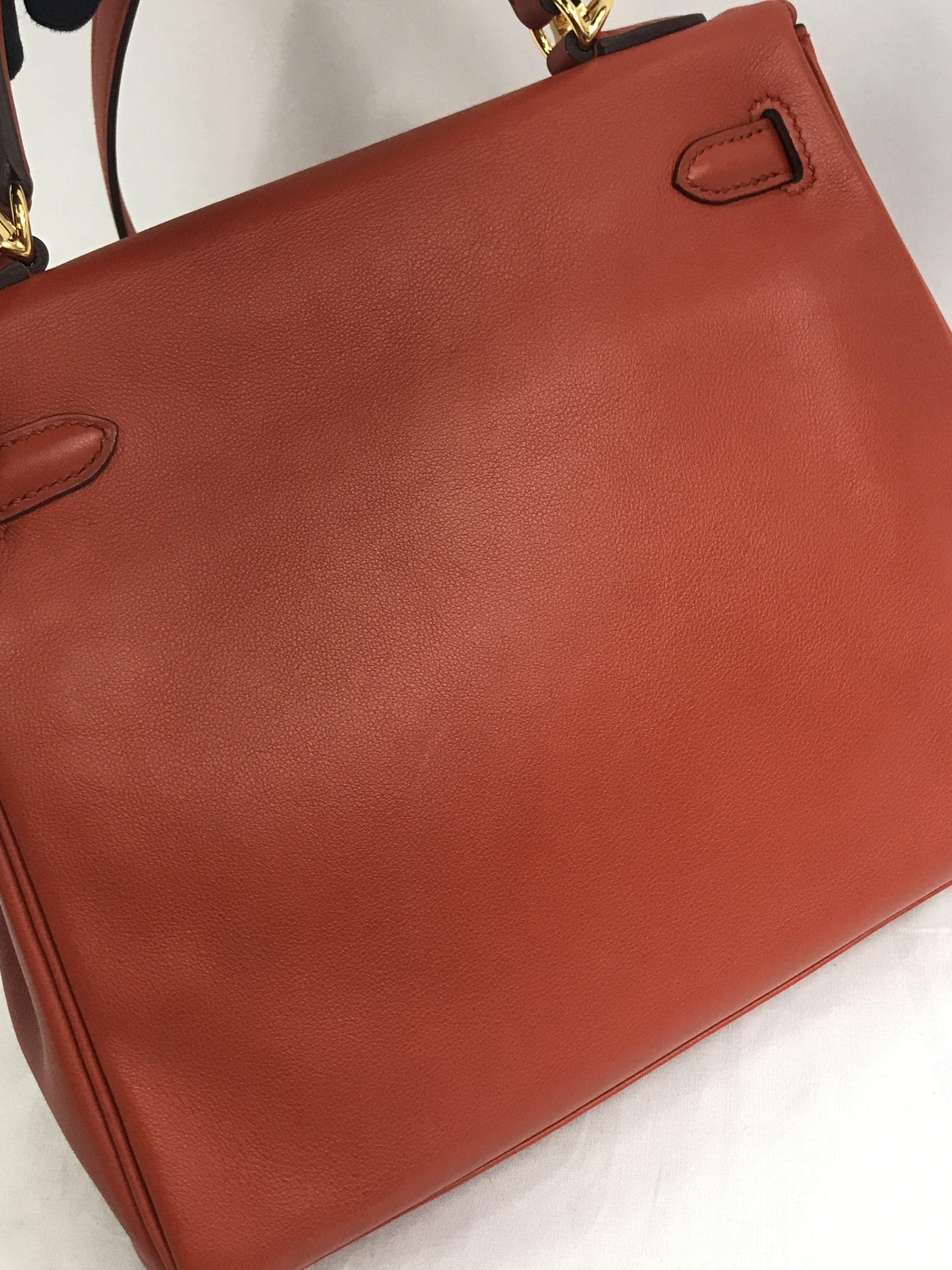 Terre Battue Retourne Swift Leather Kelly 25 w/GHW