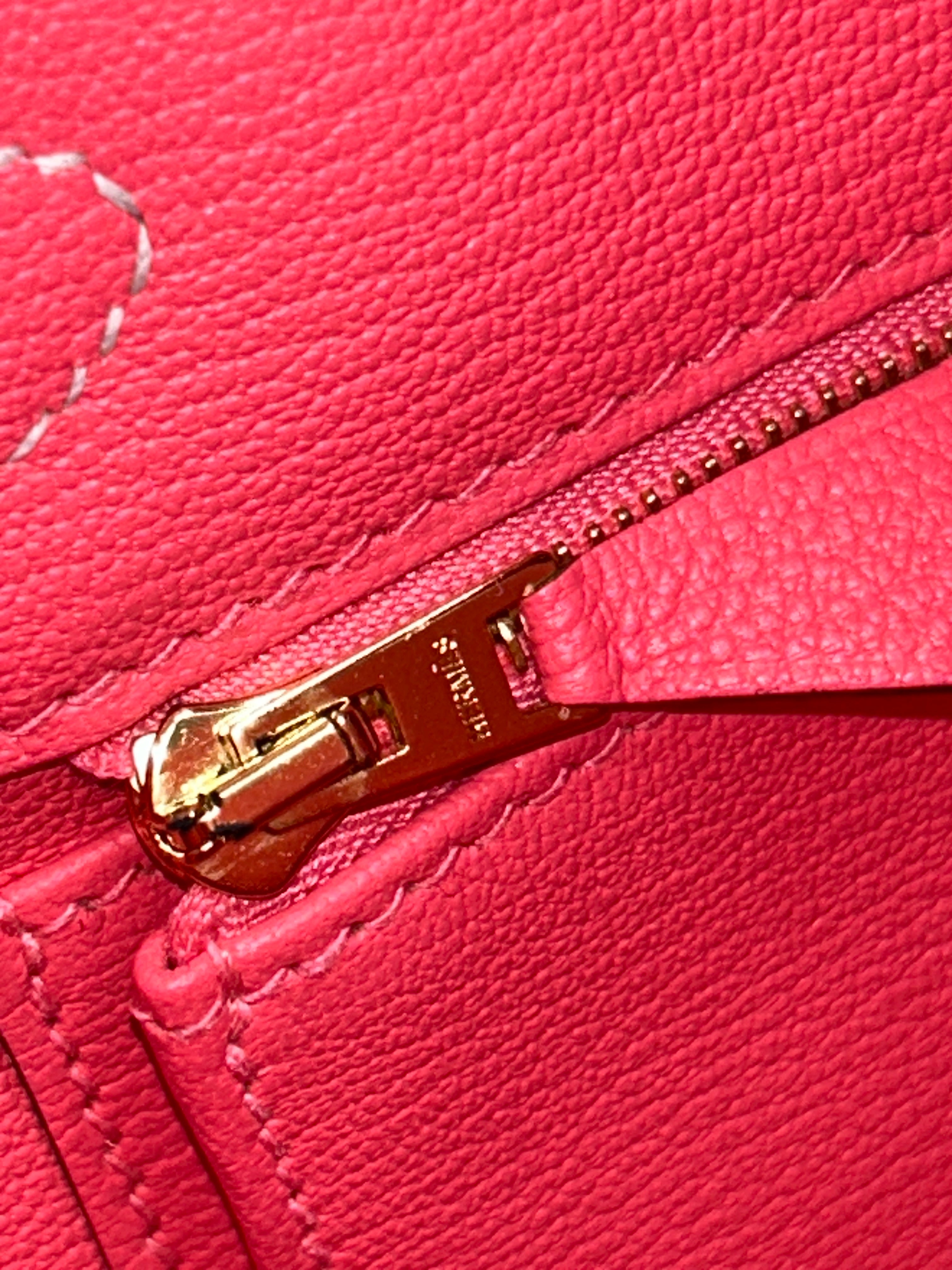 Chevre Mysore Gris Perle/Rose Azalee Horseshoe Special Order Birkin 30 w/BGHW