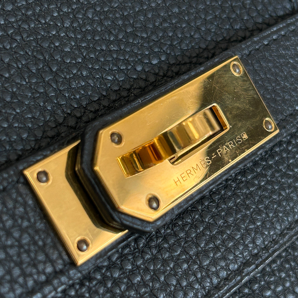 Black Clemence Leather JPG Shoulder Birkin 42 w/GHW