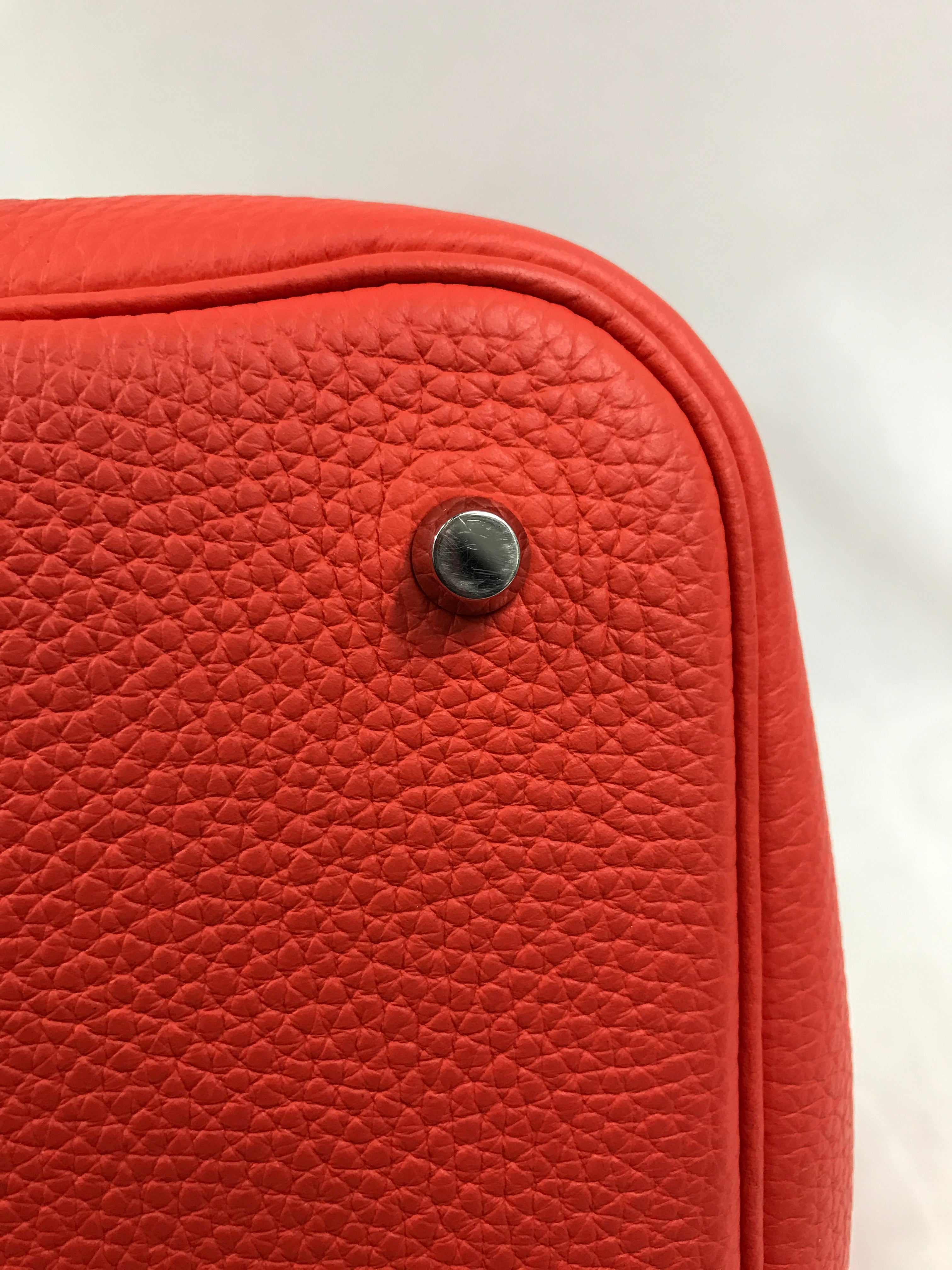 Poppy Orange Clemence Picotin 22 w/PHW