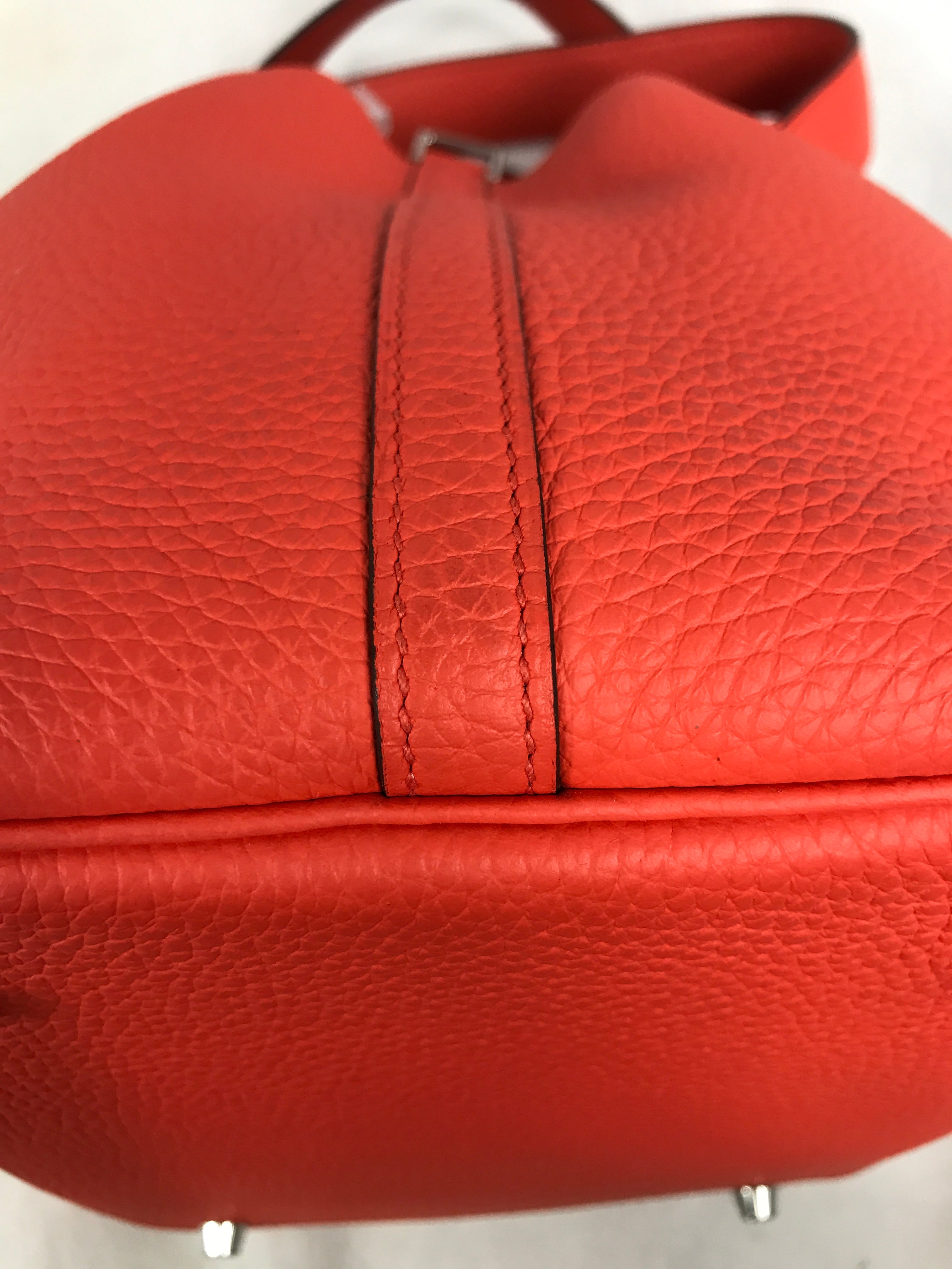 Poppy Orange Clemence Picotin 22 w/PHW