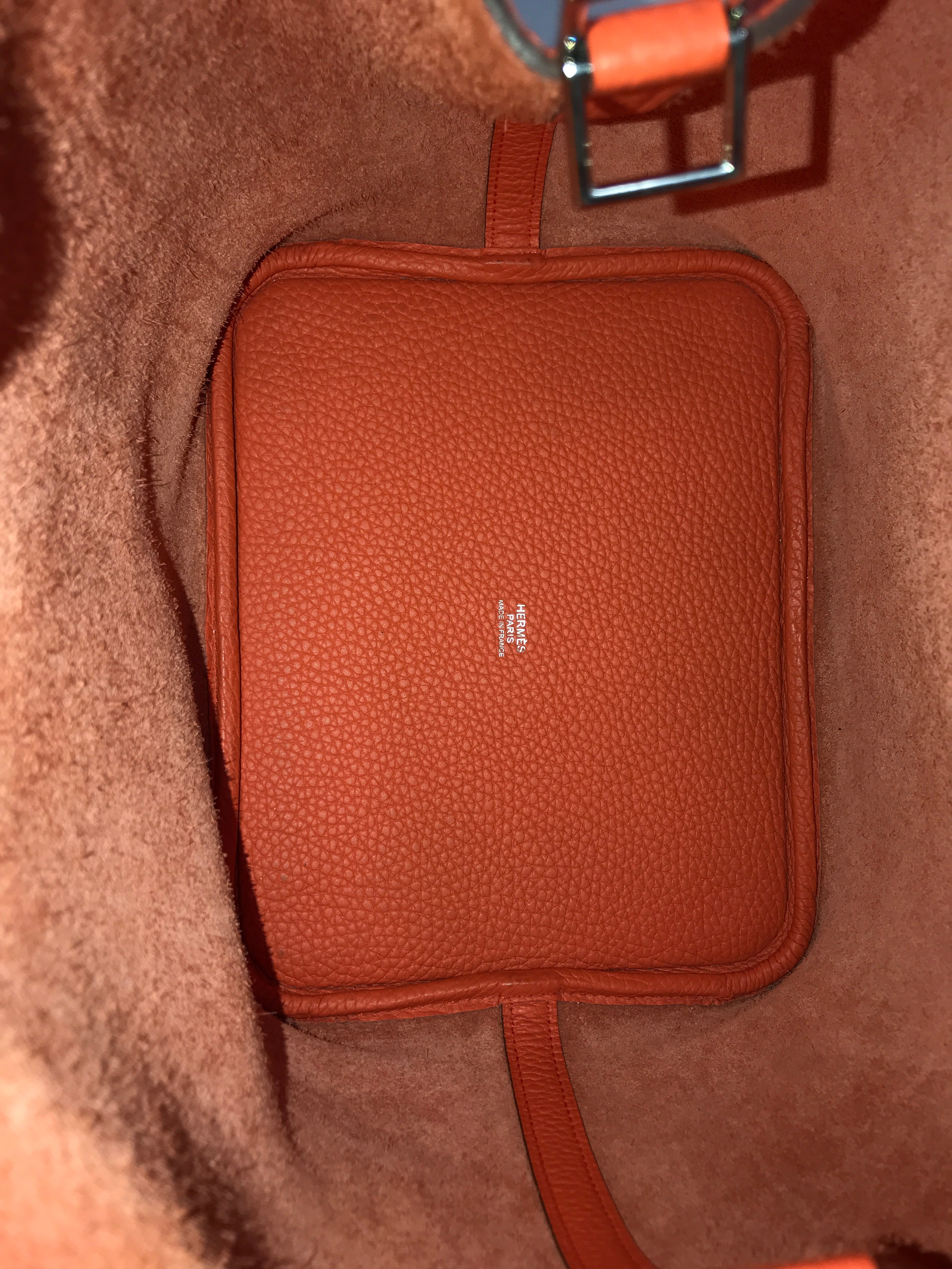 Poppy Orange Clemence Picotin 22 w/PHW