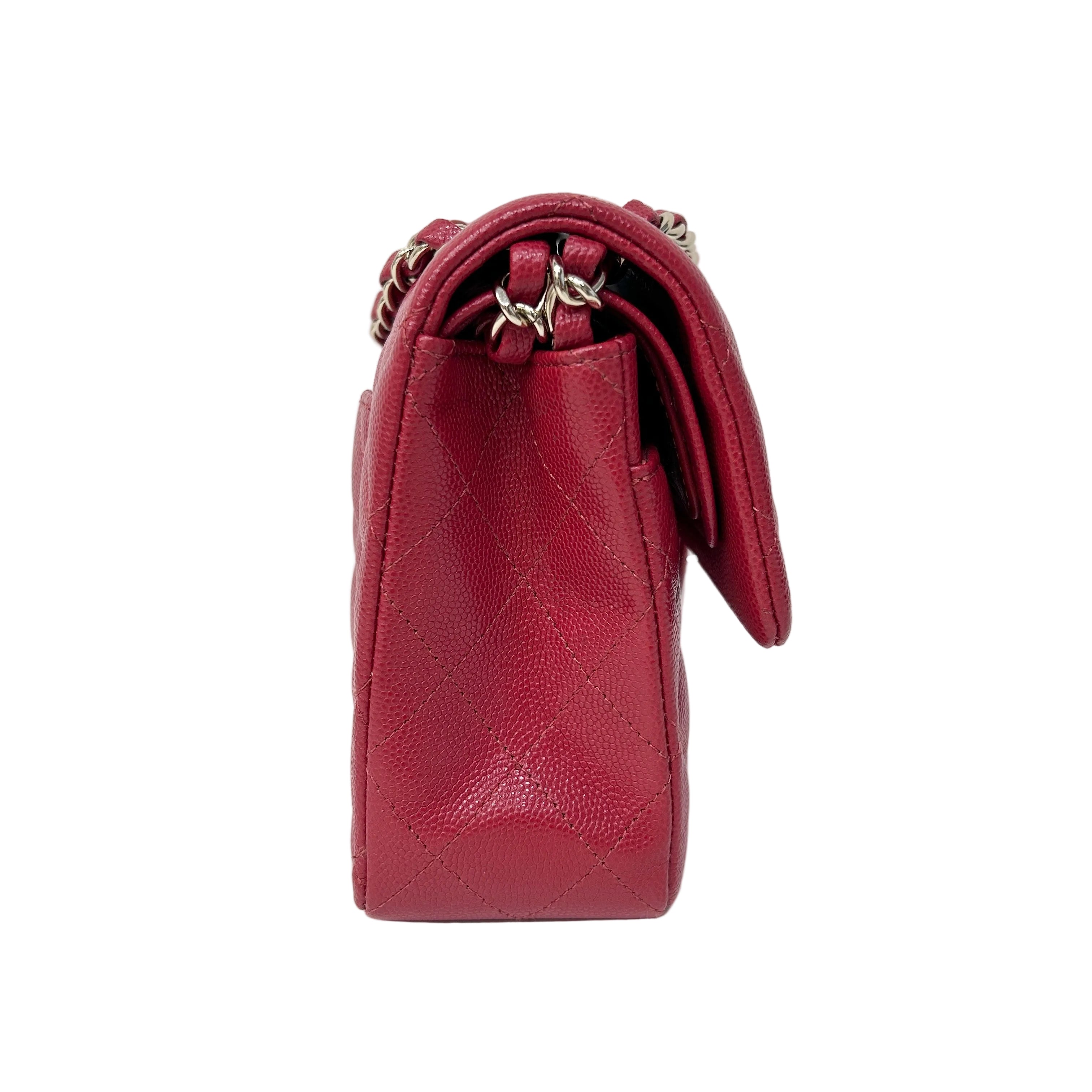 Red Caviar Classic Small Double Flap Bag w/GHW