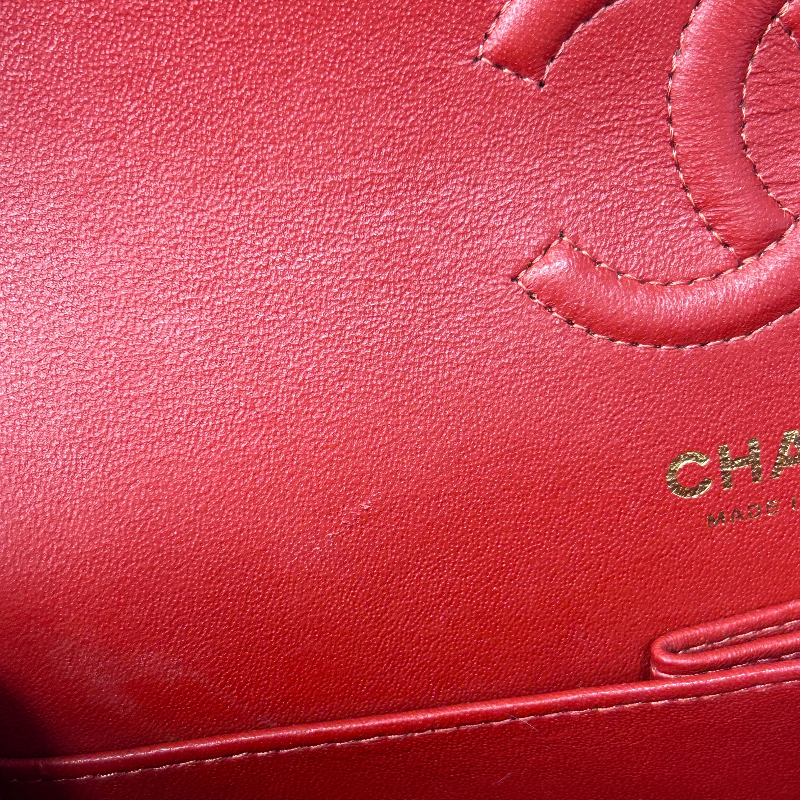 Red Caviar Classic Small Double Flap Bag w/GHW