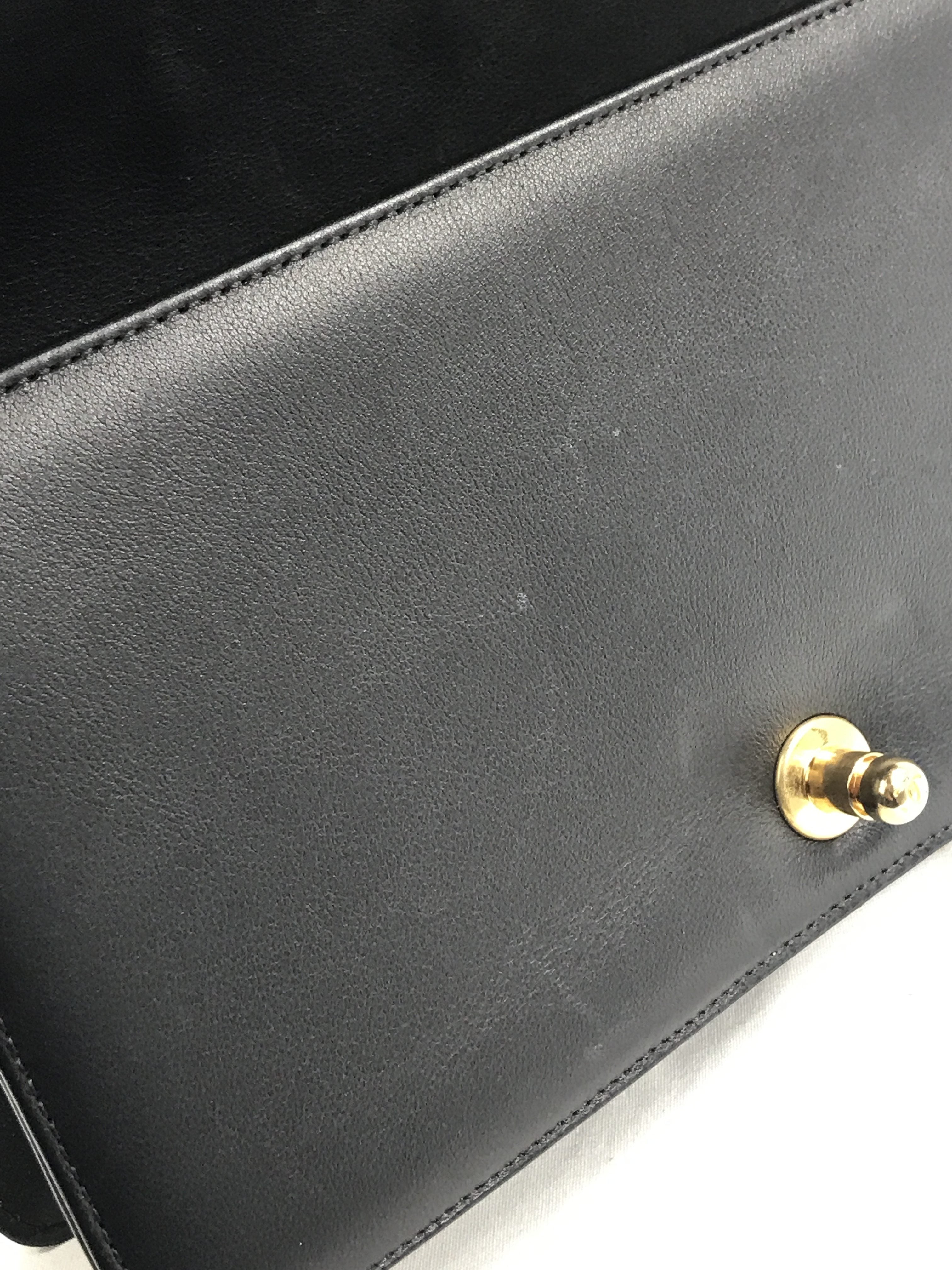 Black Quilted Lambskin Medium Boy Bag W/AGHW