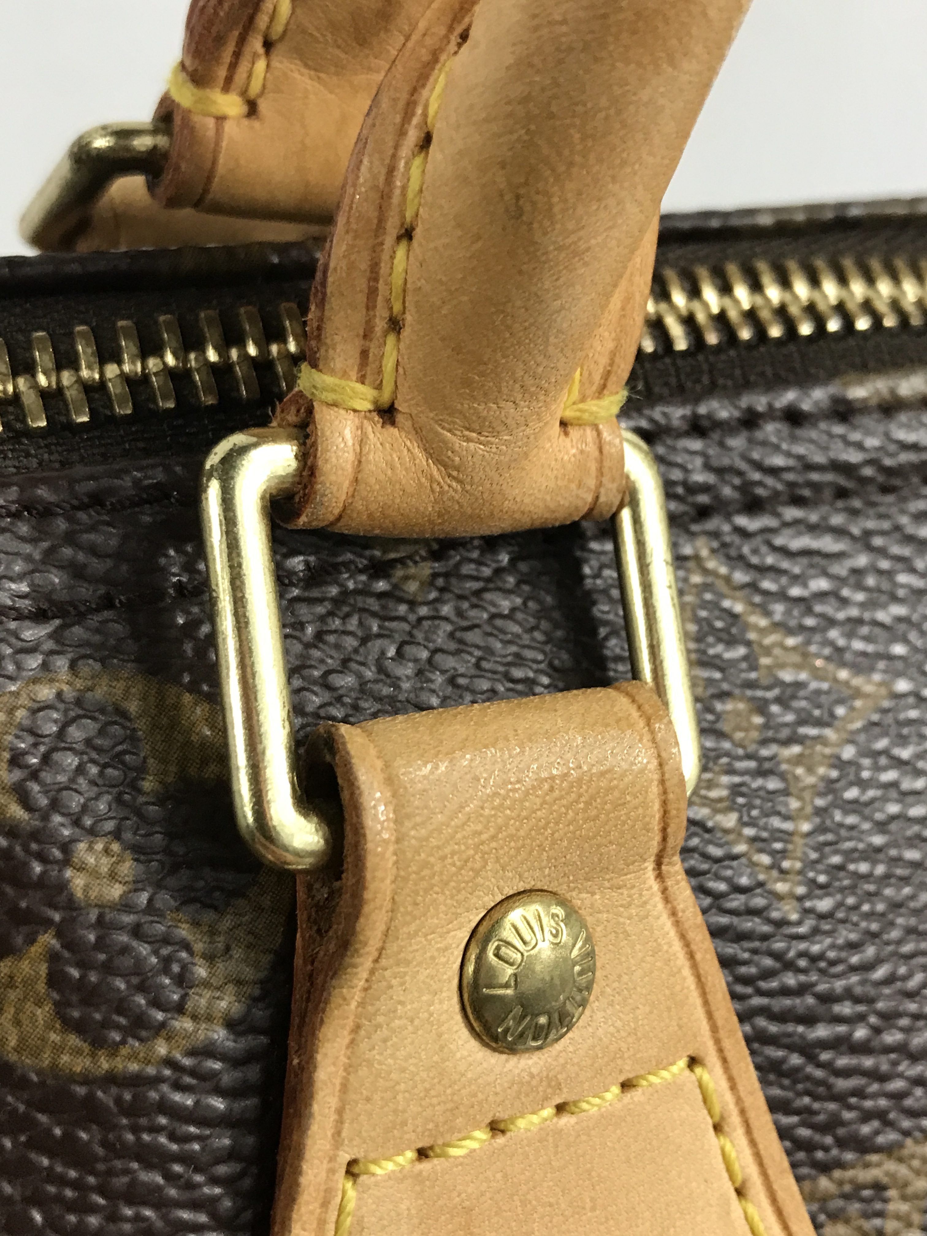 Monogram Canvas Speedy 30 W/GHW