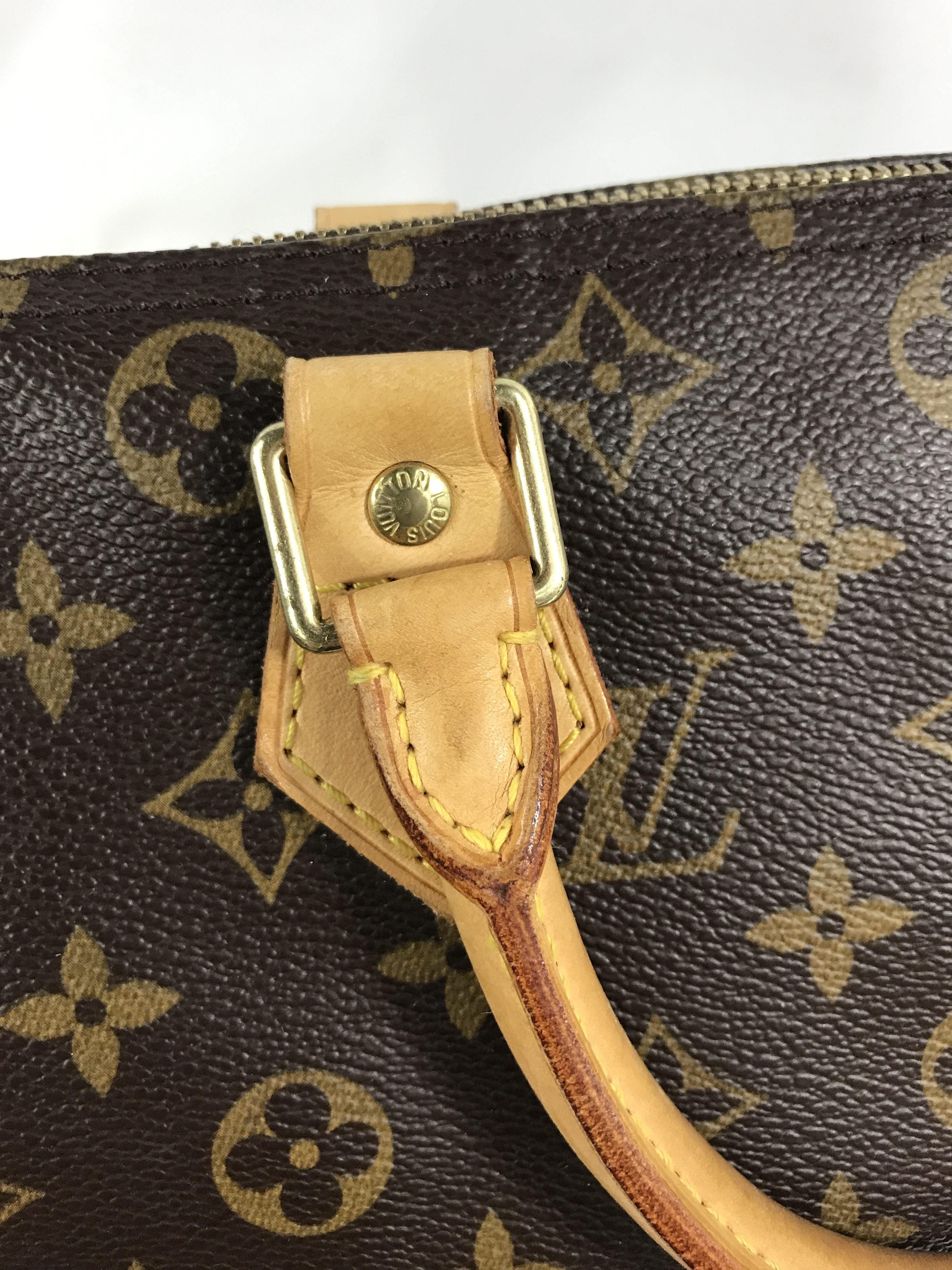 Monogram Canvas Speedy 30 W/GHW