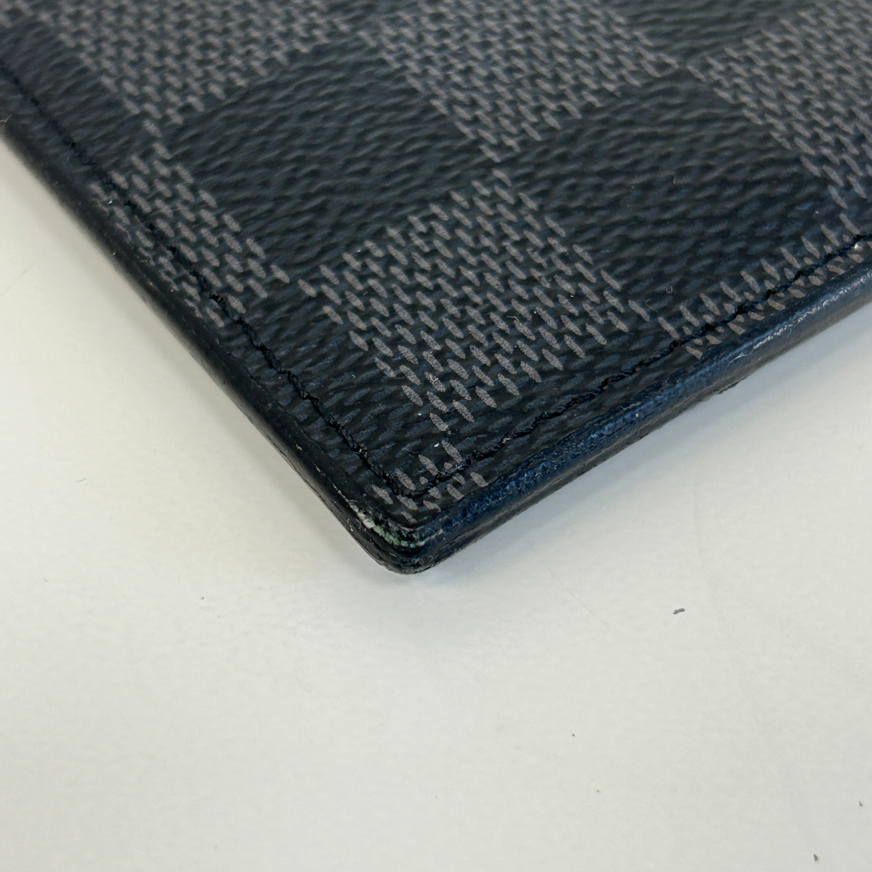 graphite damier coin card holder