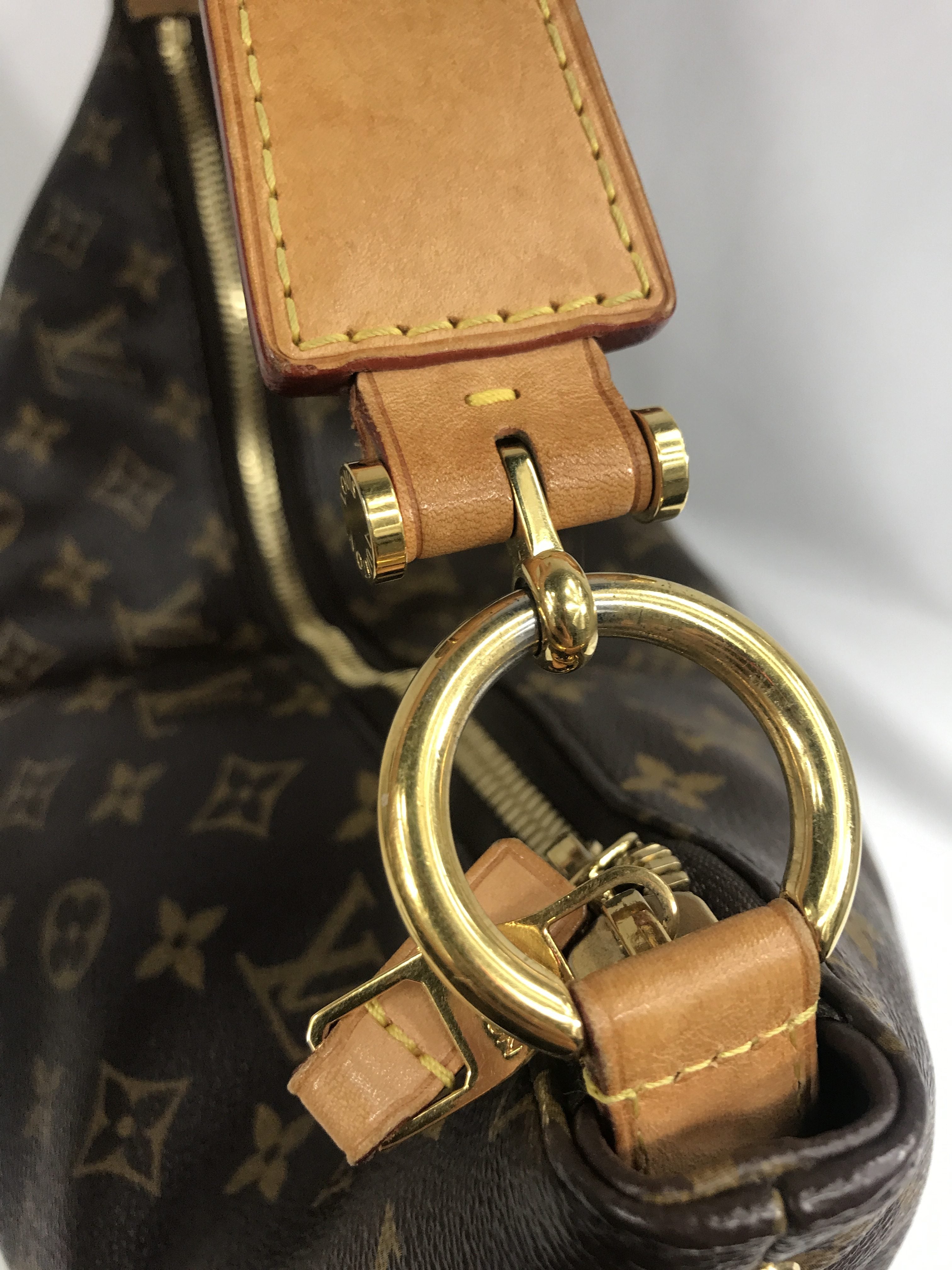Monogram Coated Canvas Sully MM Bag W/GHW