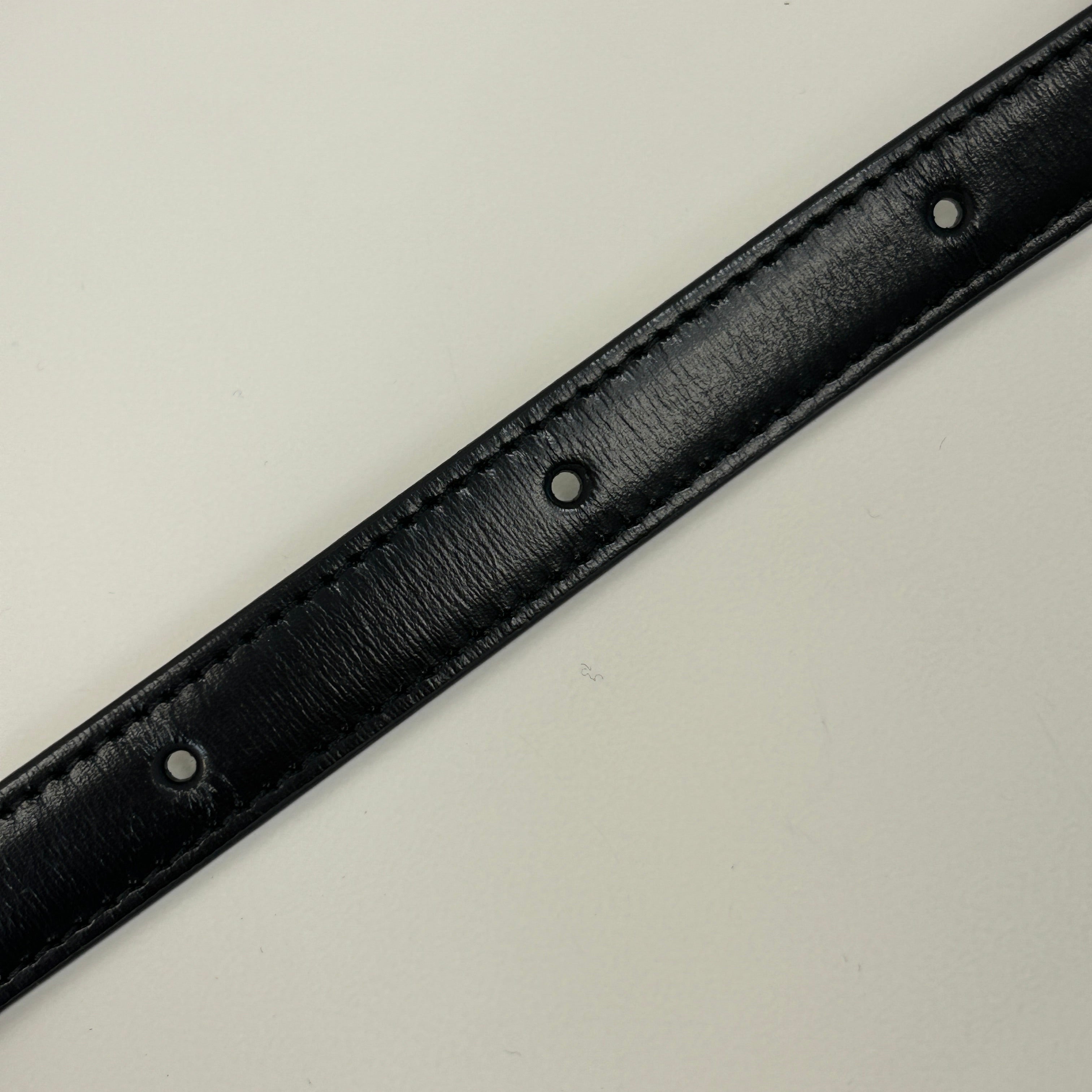 Black Shiny Calfskin Teen Triomphe Bag w/GHW