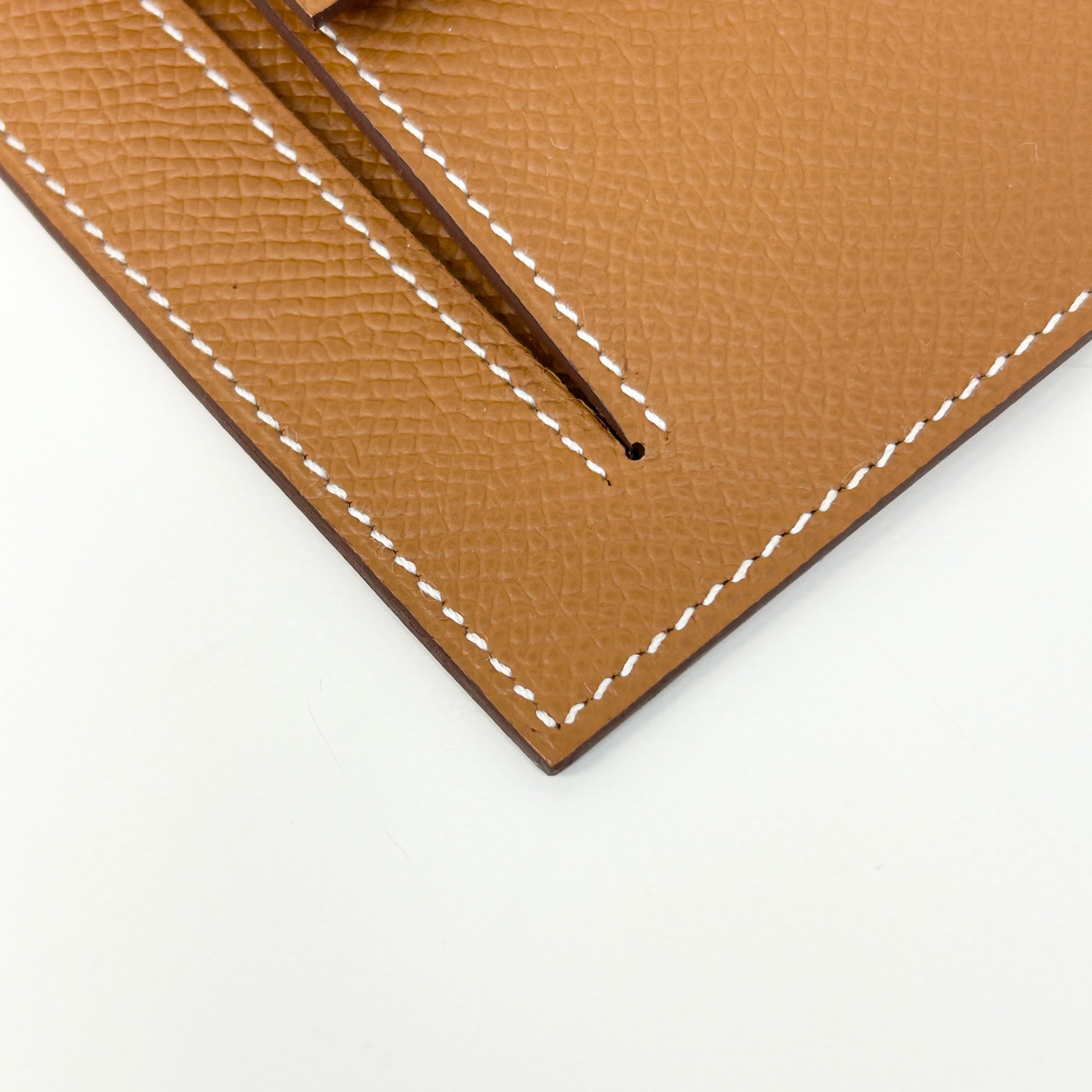 gold kelly pocket wallet w/GHW