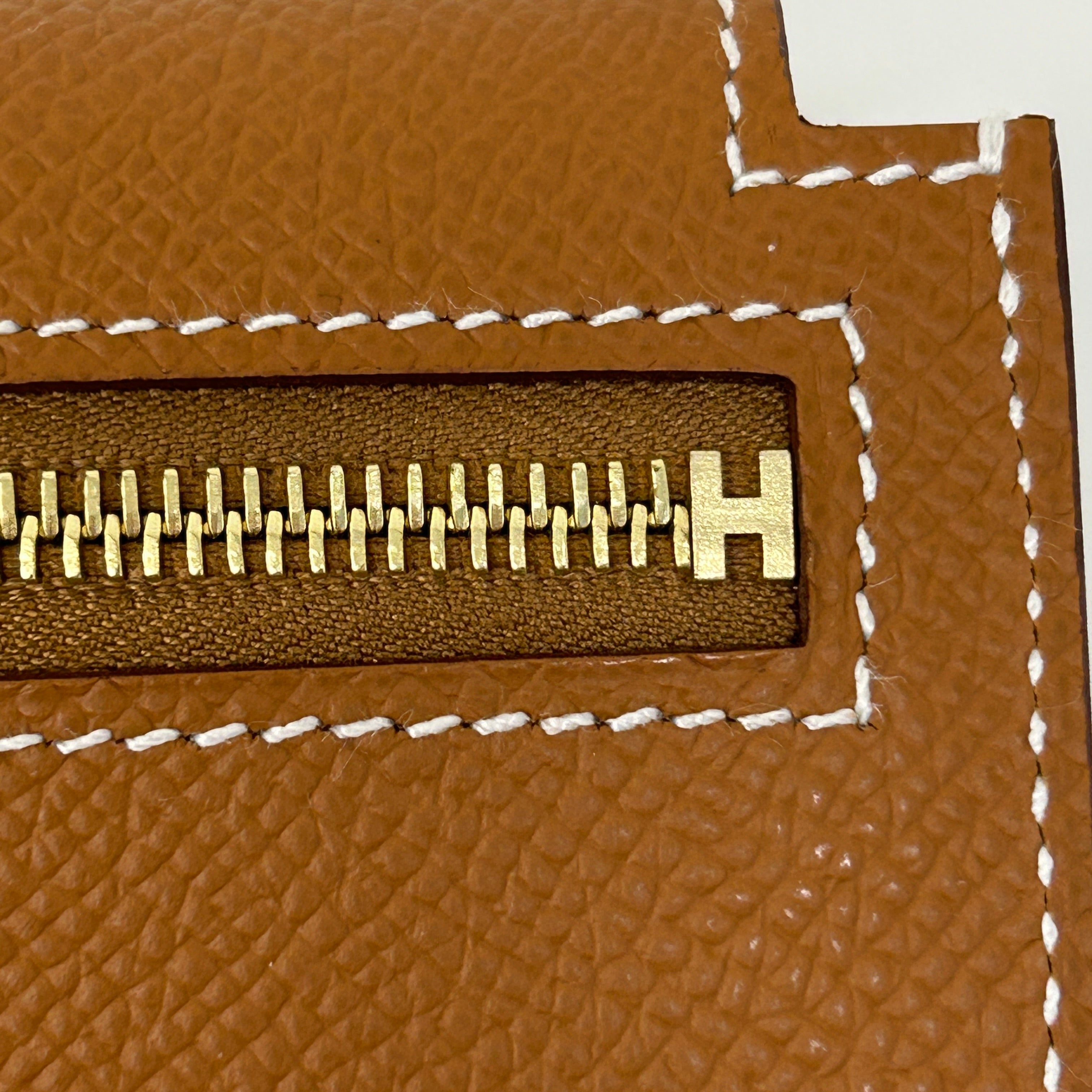 gold kelly pocket wallet w/GHW
