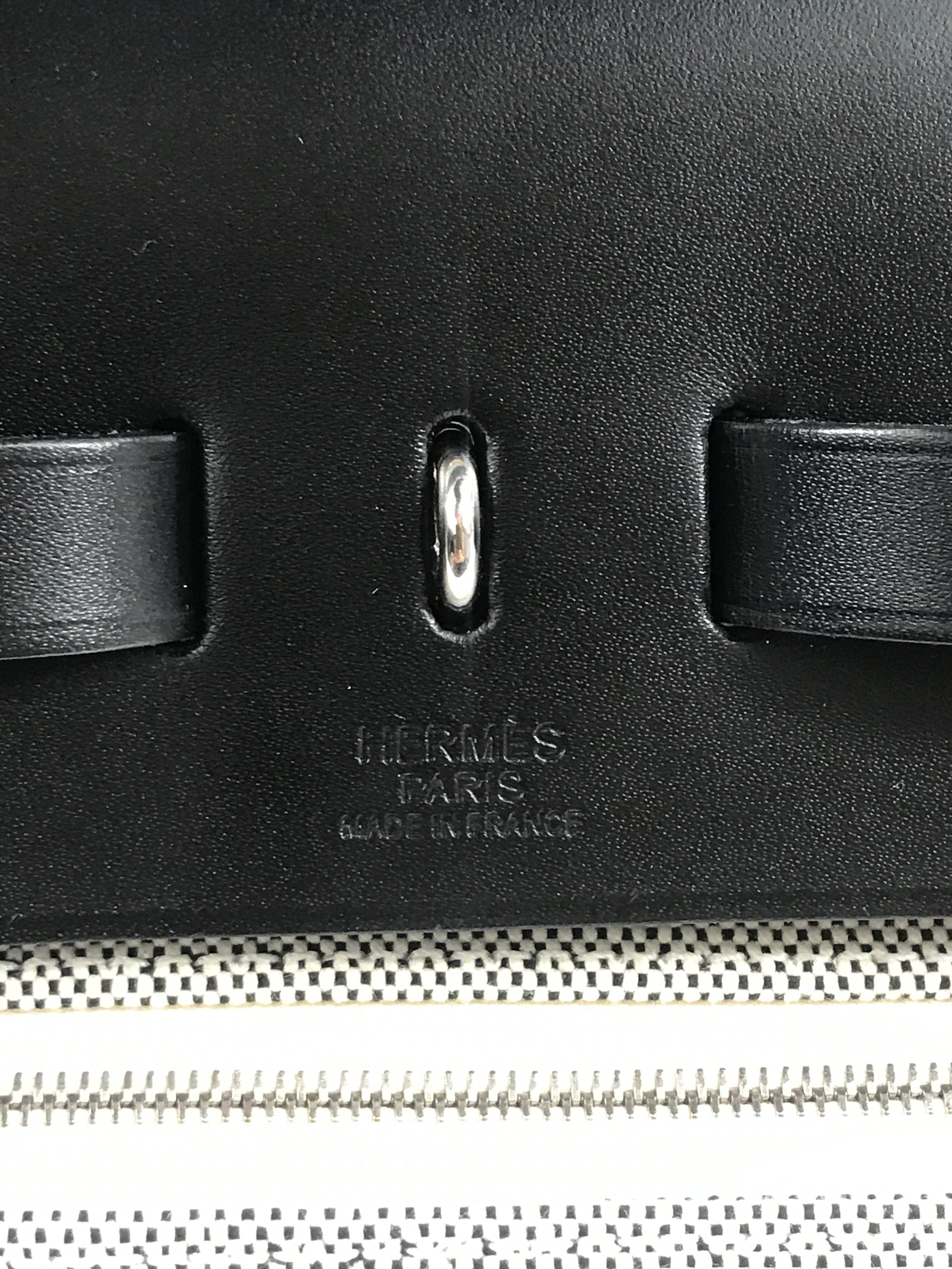 Blue Indigo/Ecru/Black Pegase Pop Herbag Zip 39 w/PHW