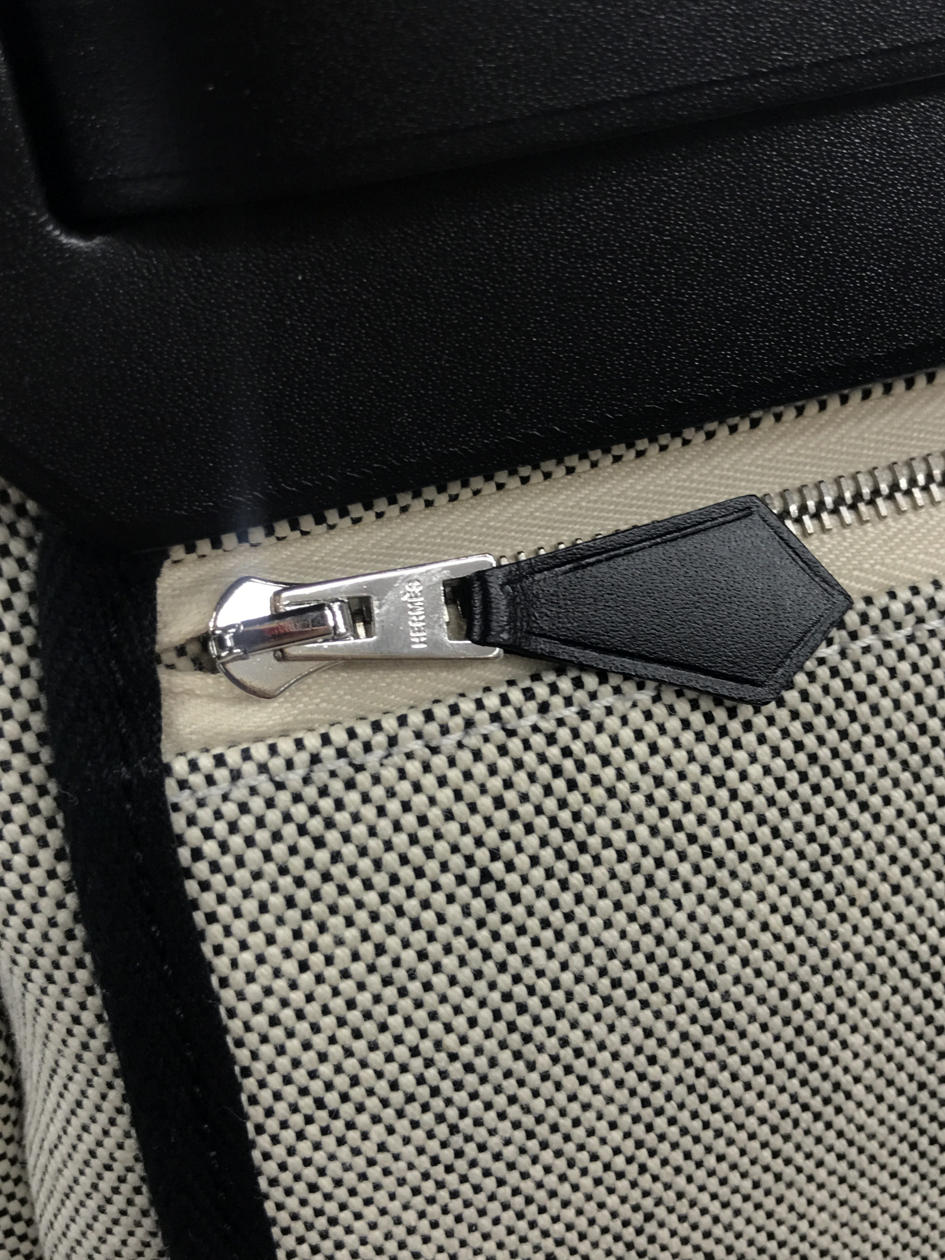 Blue Indigo/Ecru/Black Pegase Pop Herbag Zip 39 w/PHW
