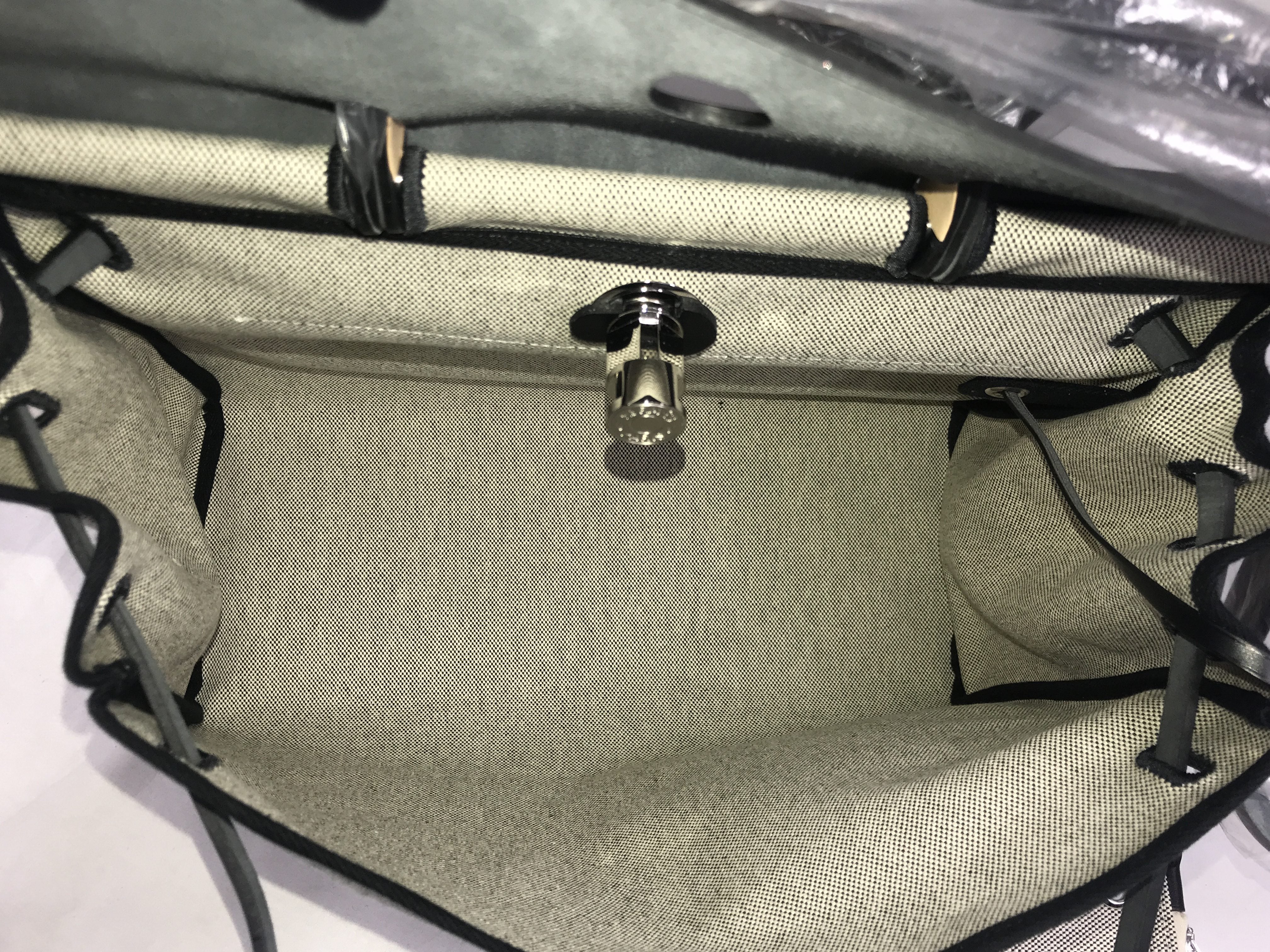 Blue Indigo/Ecru/Black Pegase Pop Herbag Zip 39 w/PHW