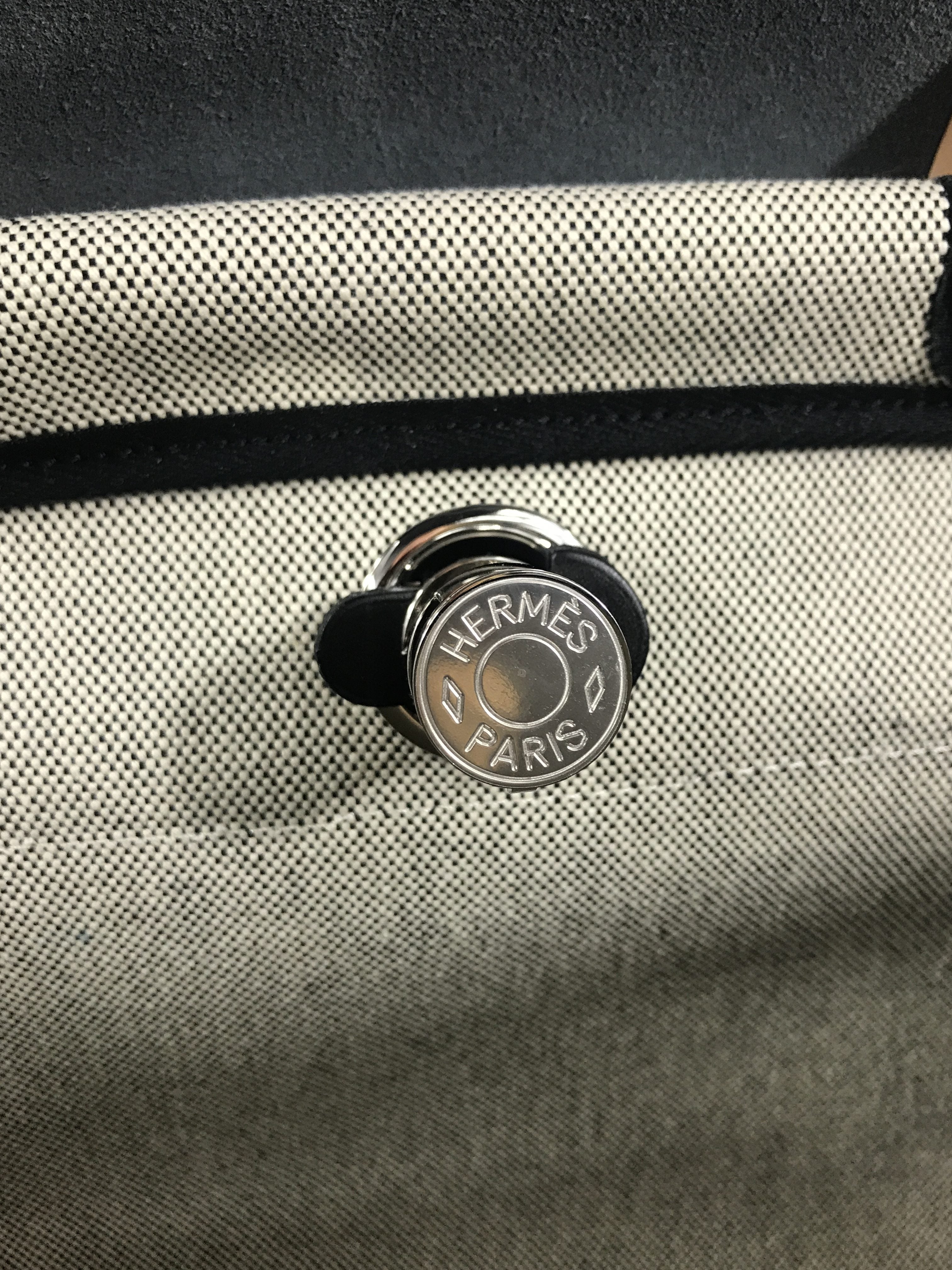 Blue Indigo/Ecru/Black Pegase Pop Herbag Zip 39 w/PHW