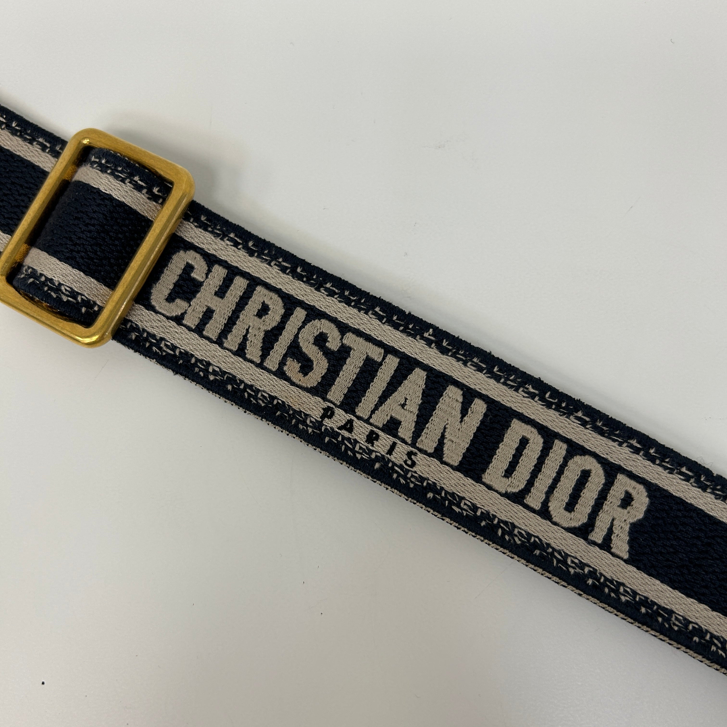 Blue Embroidery Adjustable Shoulder Strap w/AGHW