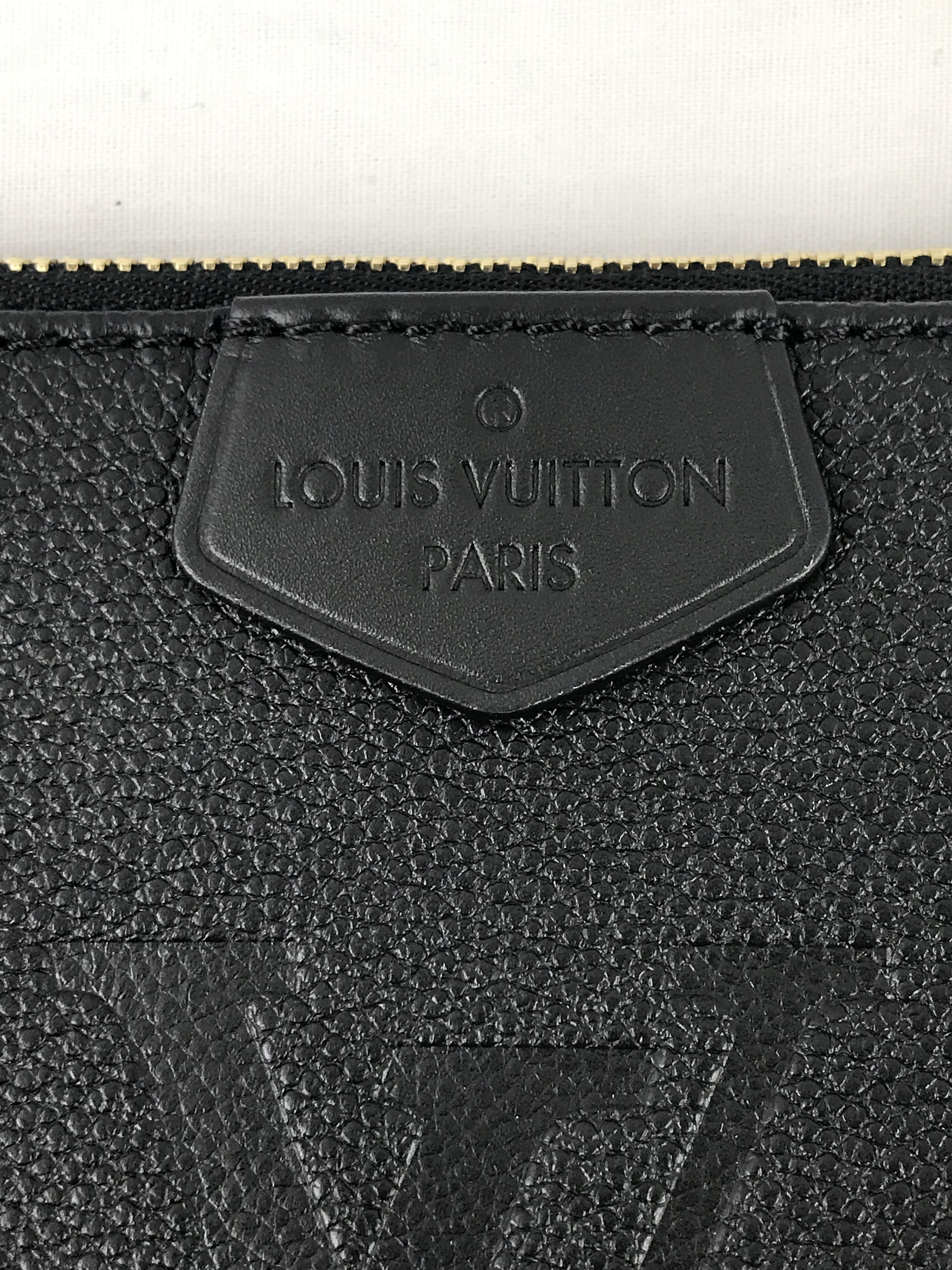 Black Monogram Empreinte Leather Multi Pochette Accessoires W/GHW