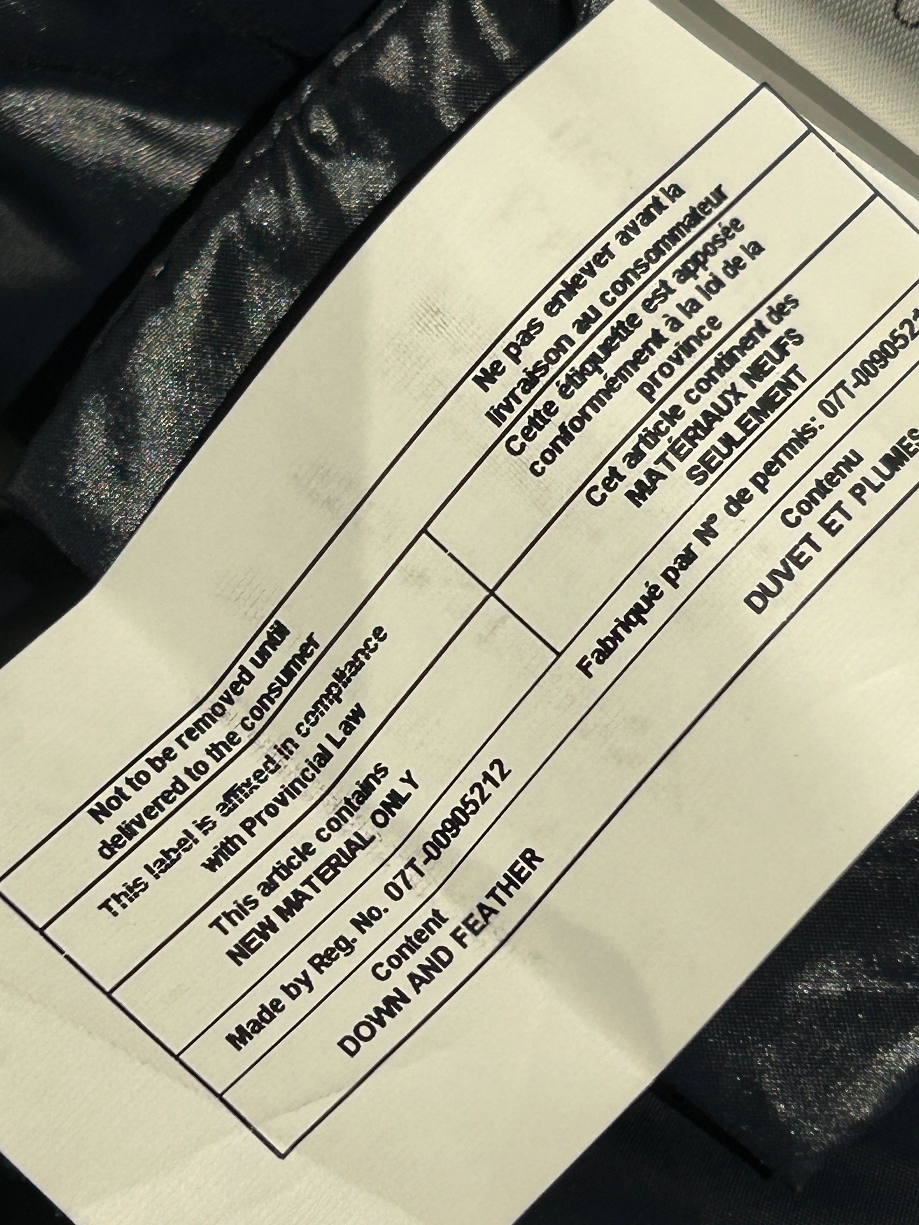 Navy Down Puffer Jacket W Fox Trim Hood