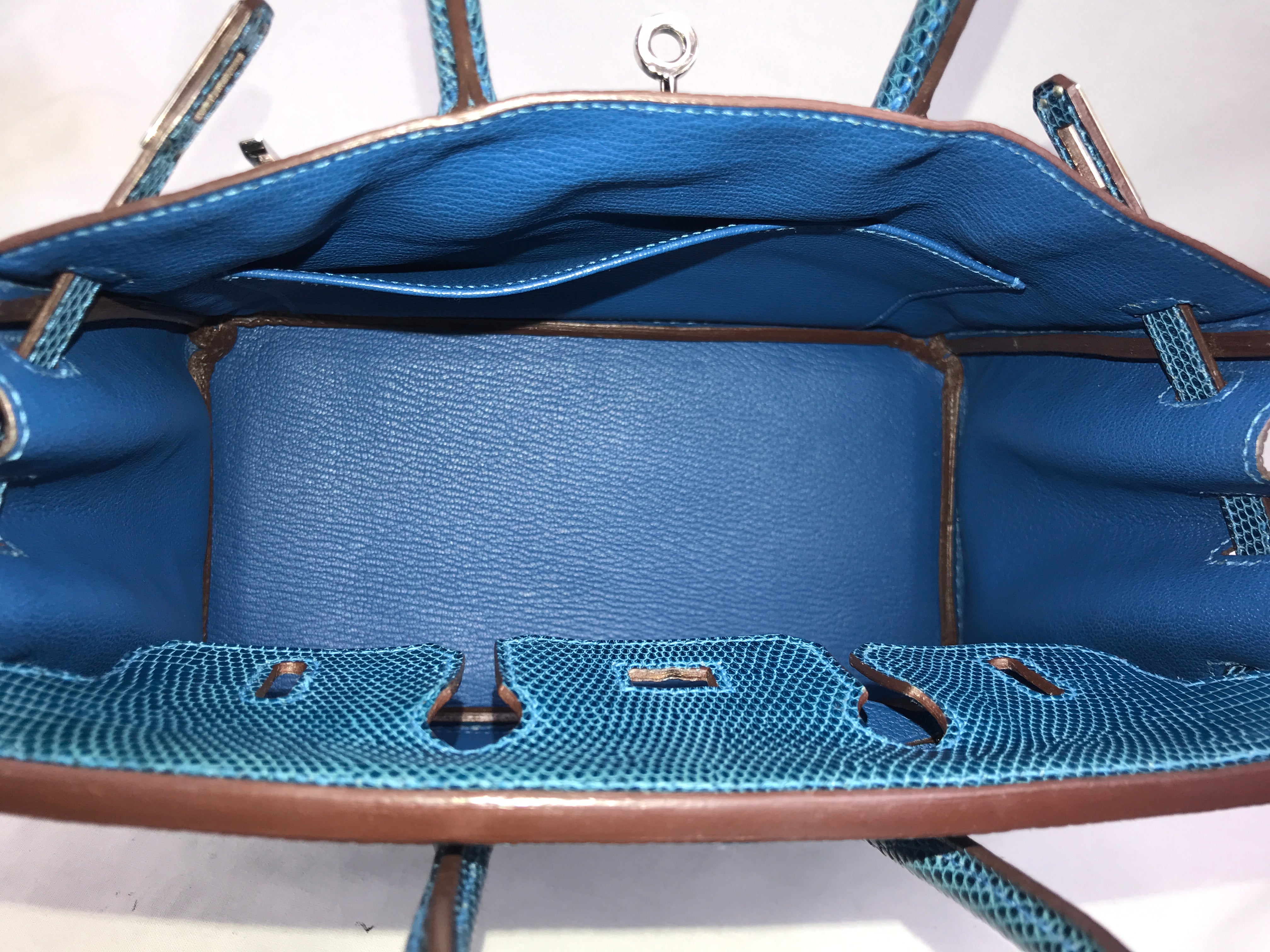 Mykonos Lizard Birkin 25 w/PHW