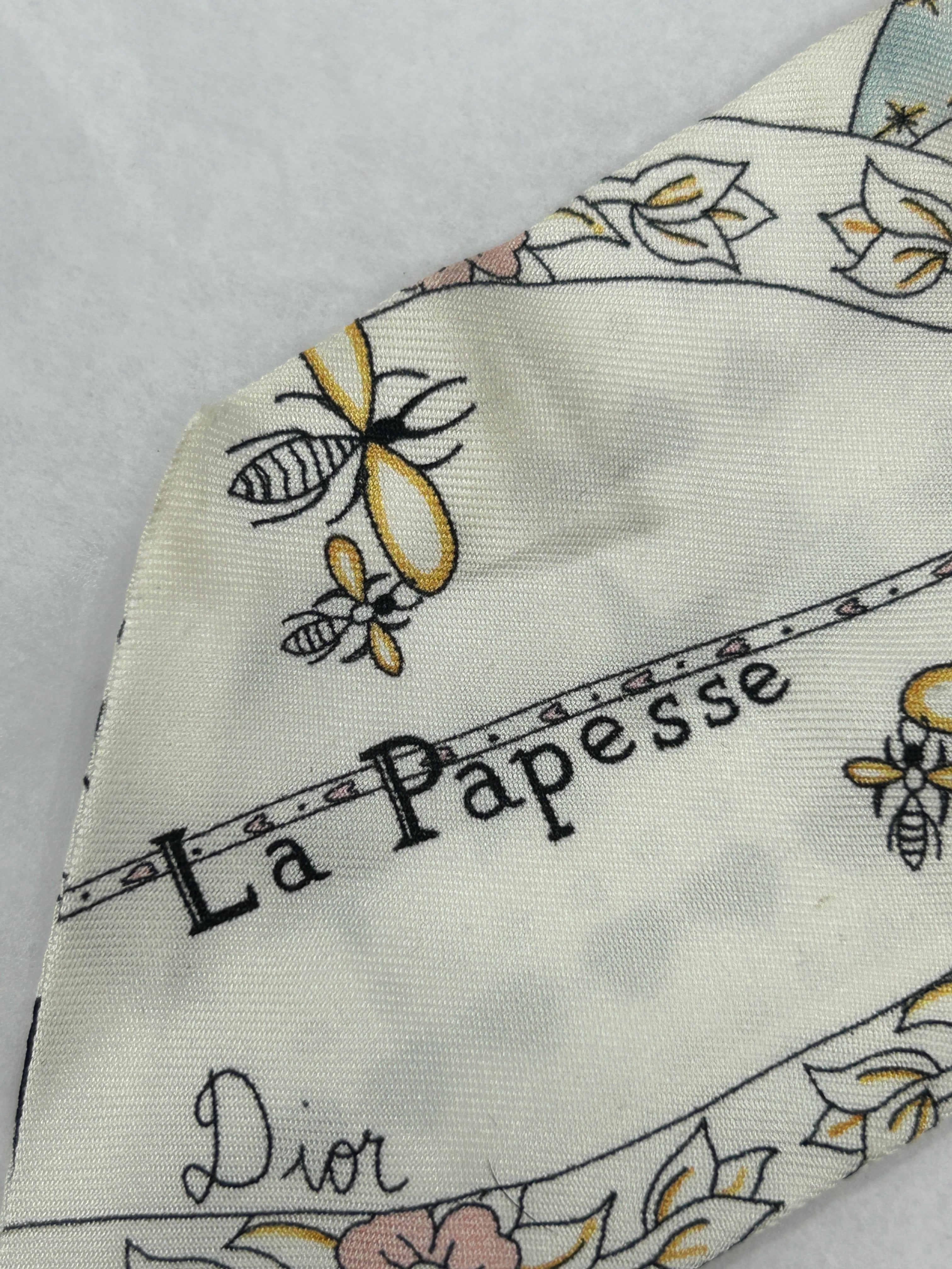 "La Papese" 100% Silk Twilly