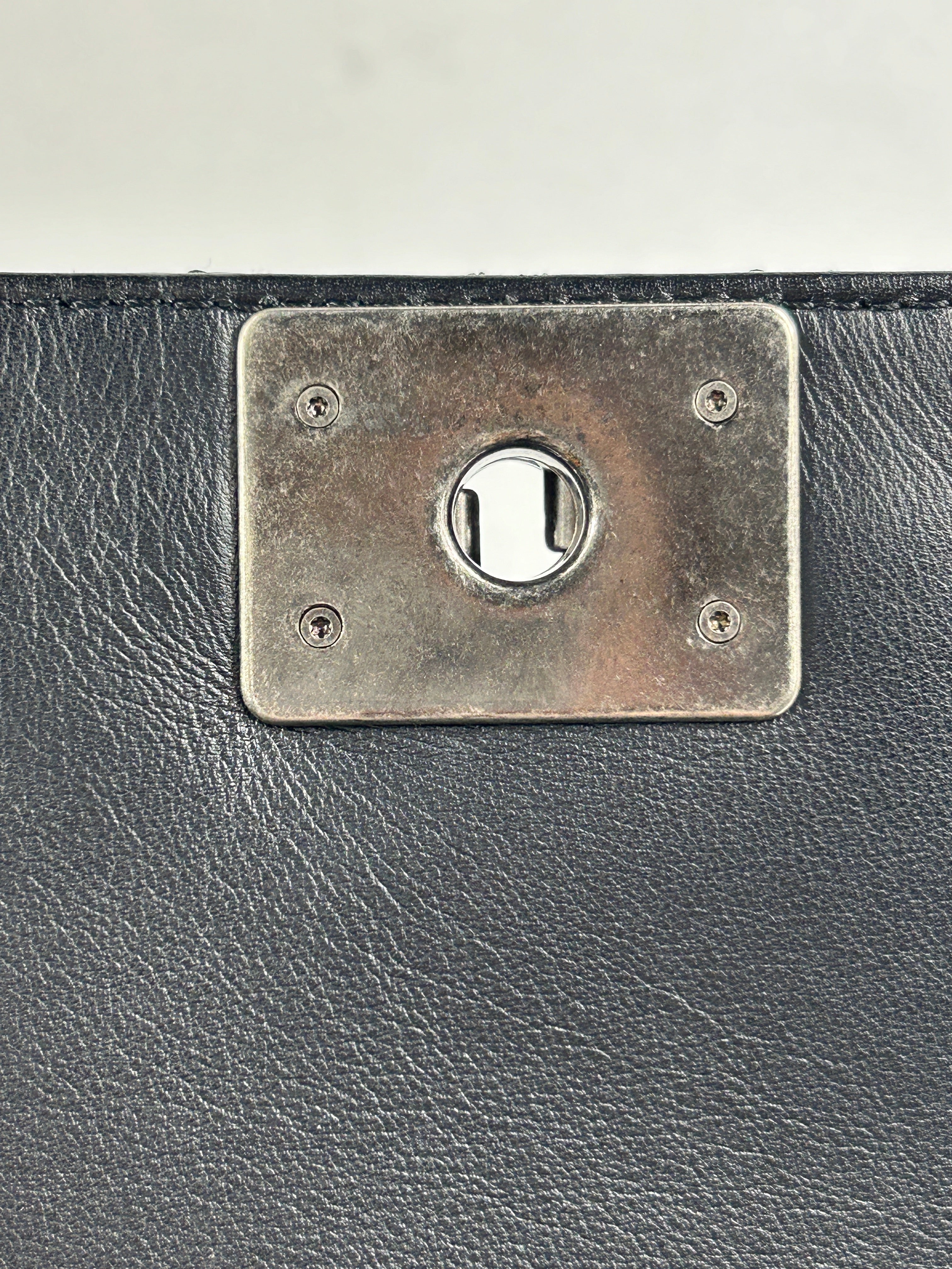 Paris Enchained Medium Calfskin Leather Boy Bag w/RHW