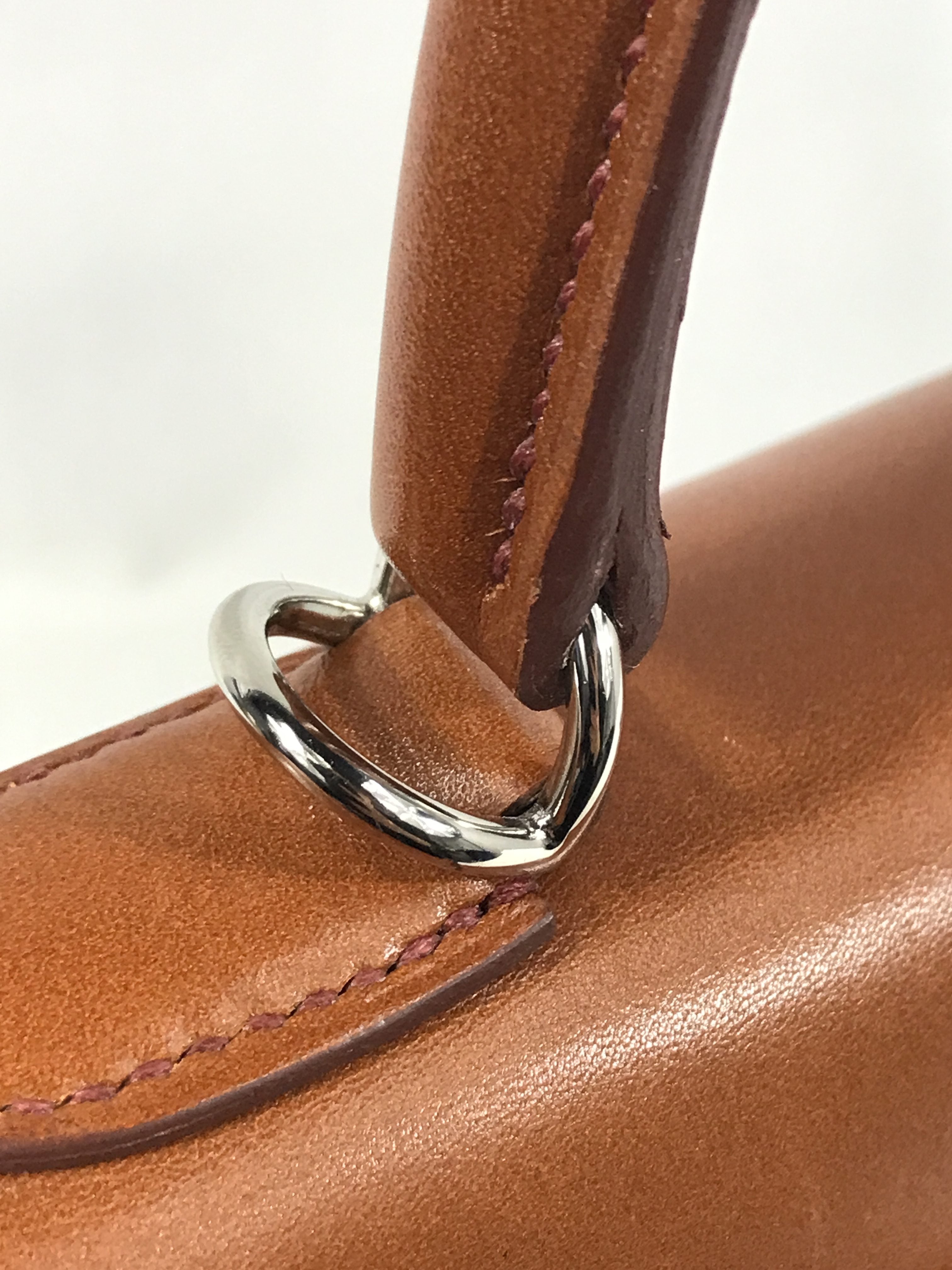 Special Order Gold Box Calf/Rouge H Chevre Mysore Leather Kelly 35 W/PHW