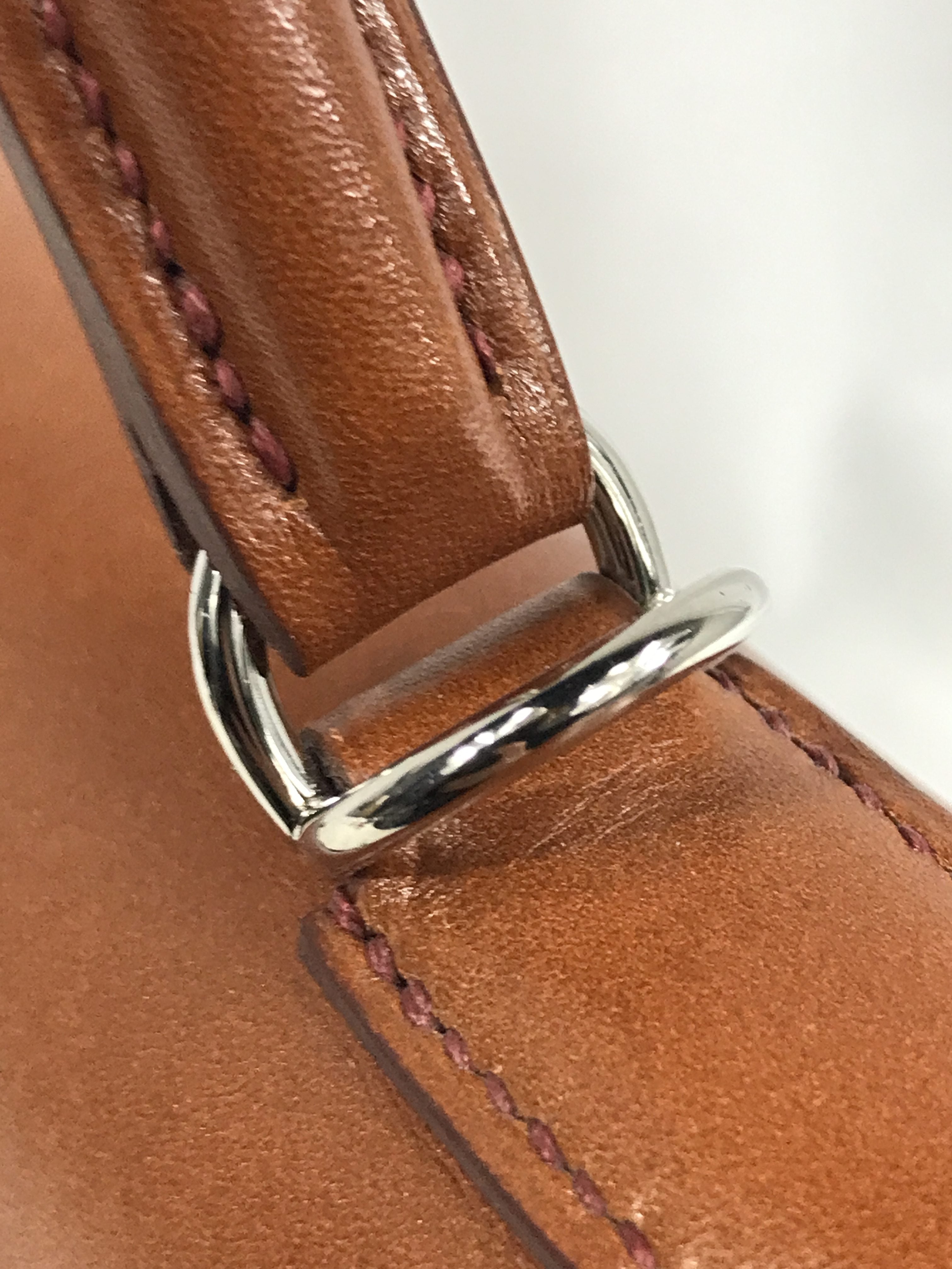 Special Order Gold Box Calf/Rouge H Chevre Mysore Leather Kelly 35 W/PHW
