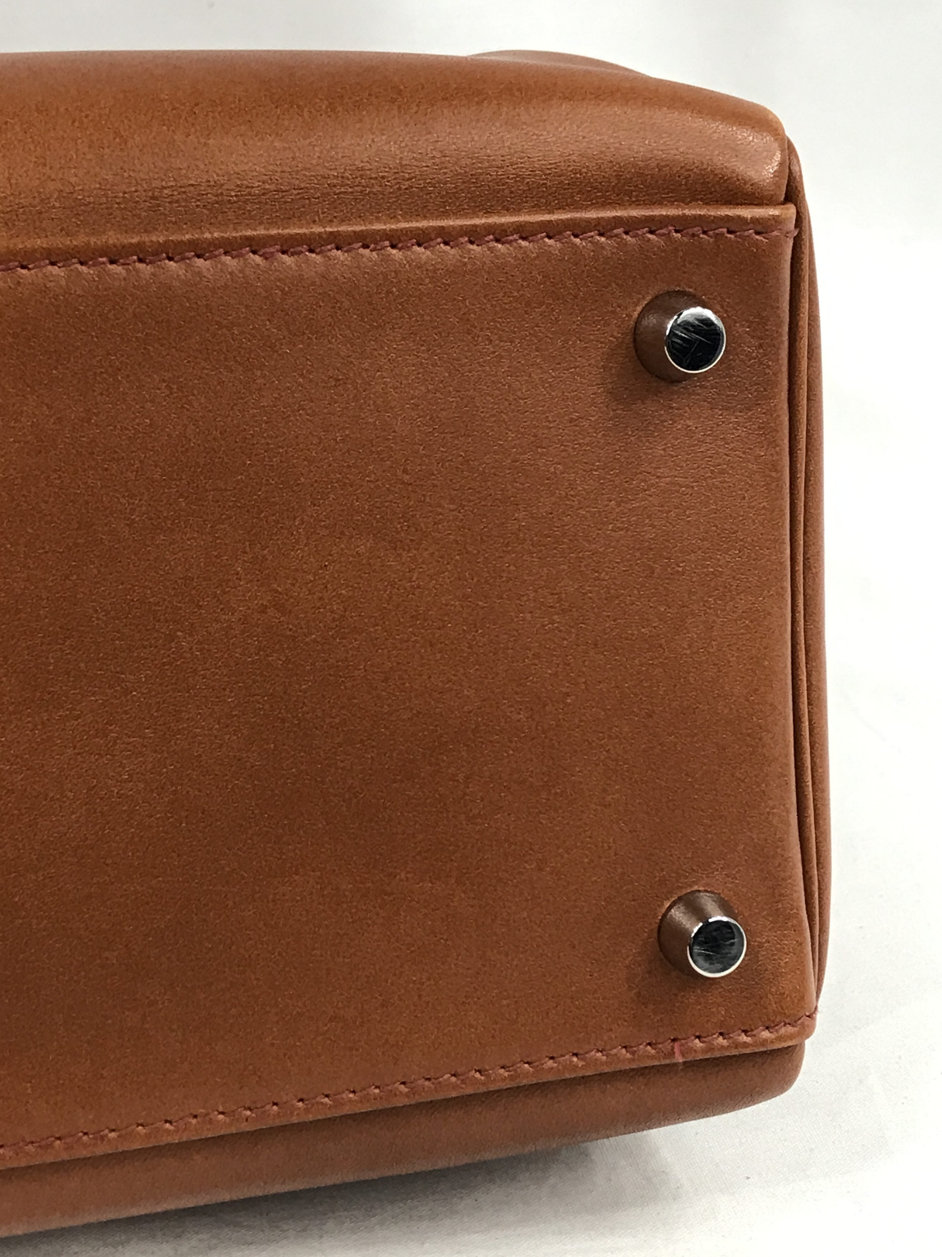 Special Order Gold Box Calf/Rouge H Chevre Mysore Leather Kelly 35 W/PHW