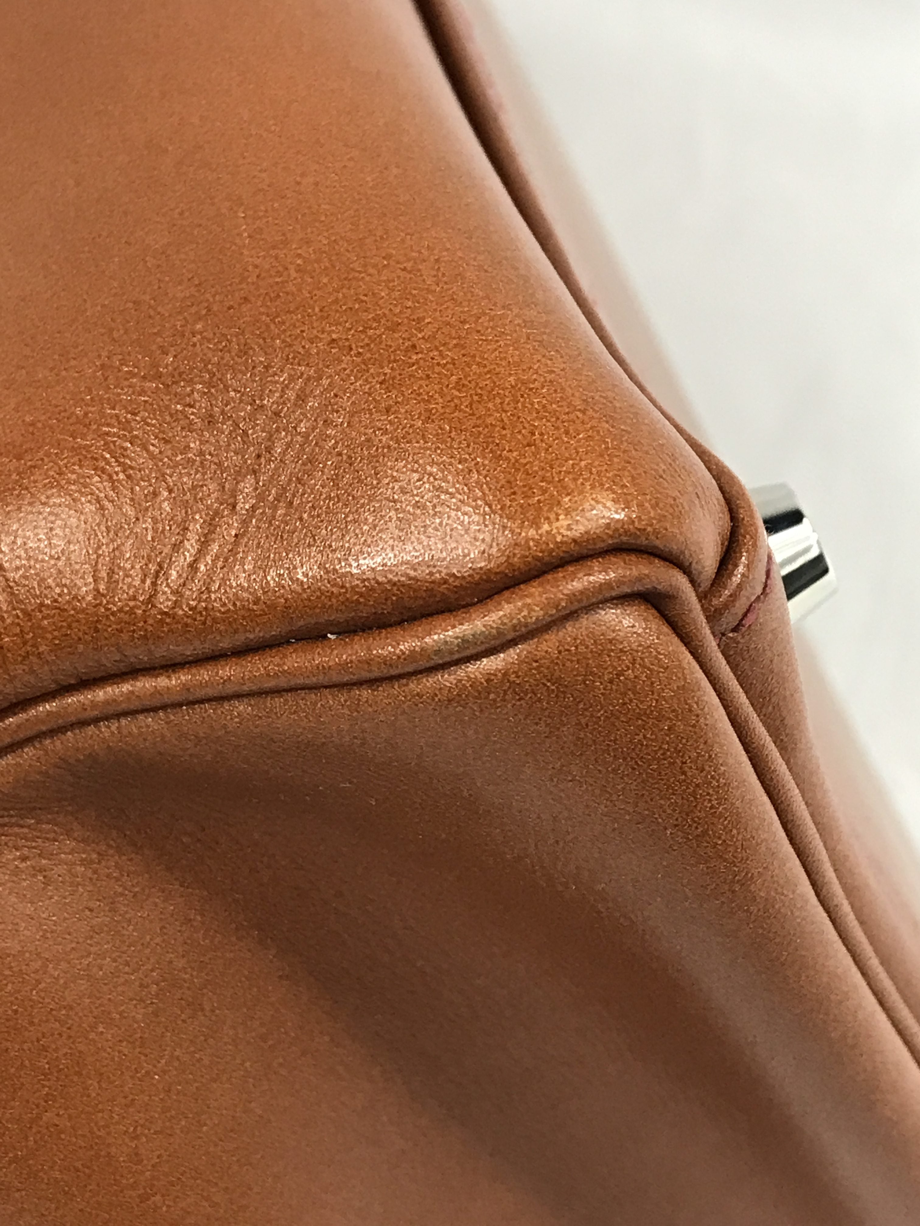 Special Order Gold Box Calf/Rouge H Chevre Mysore Leather Kelly 35 W/PHW