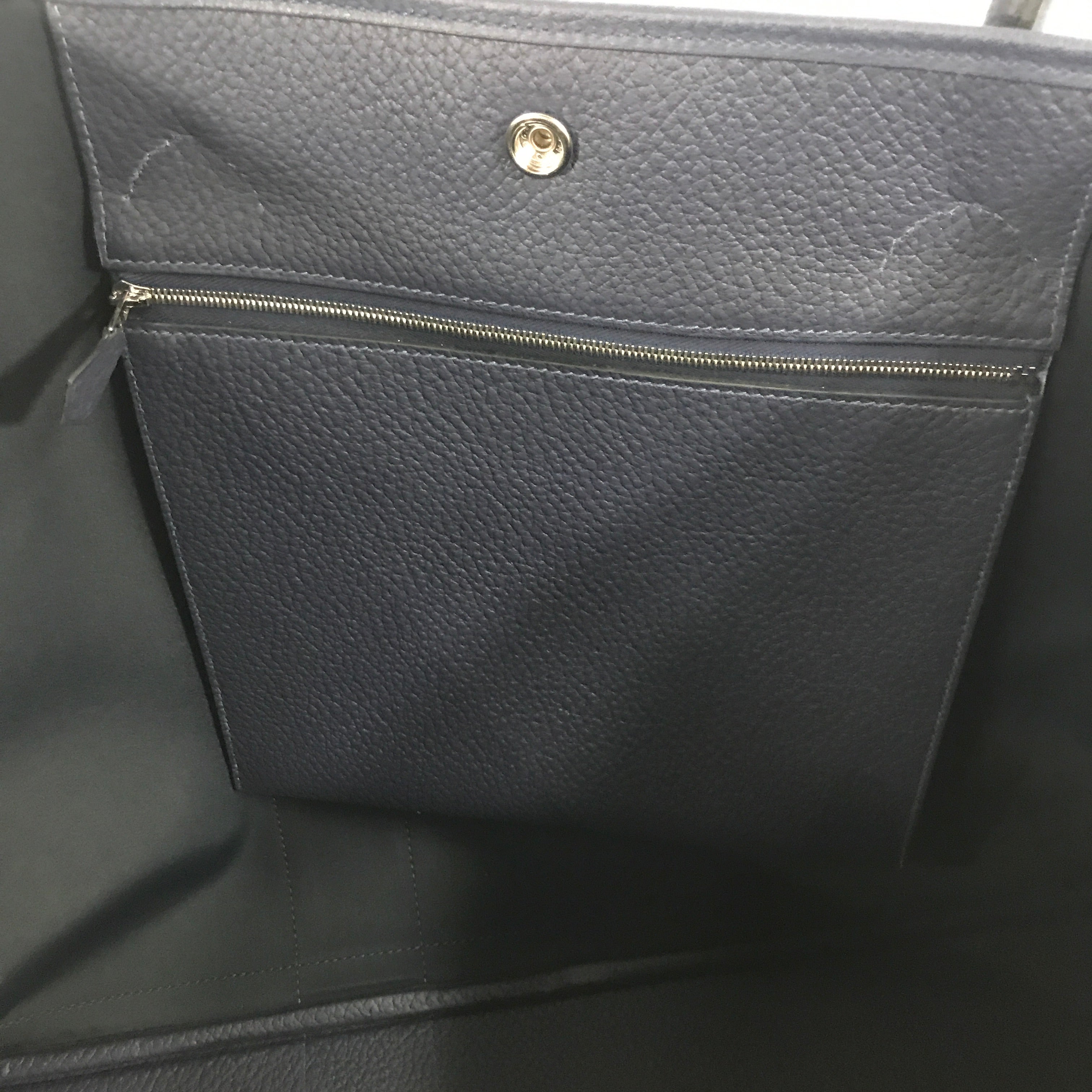 Black Toile Militaire and Navy Negonda Leather Garden Party 49 Tote w/PHW