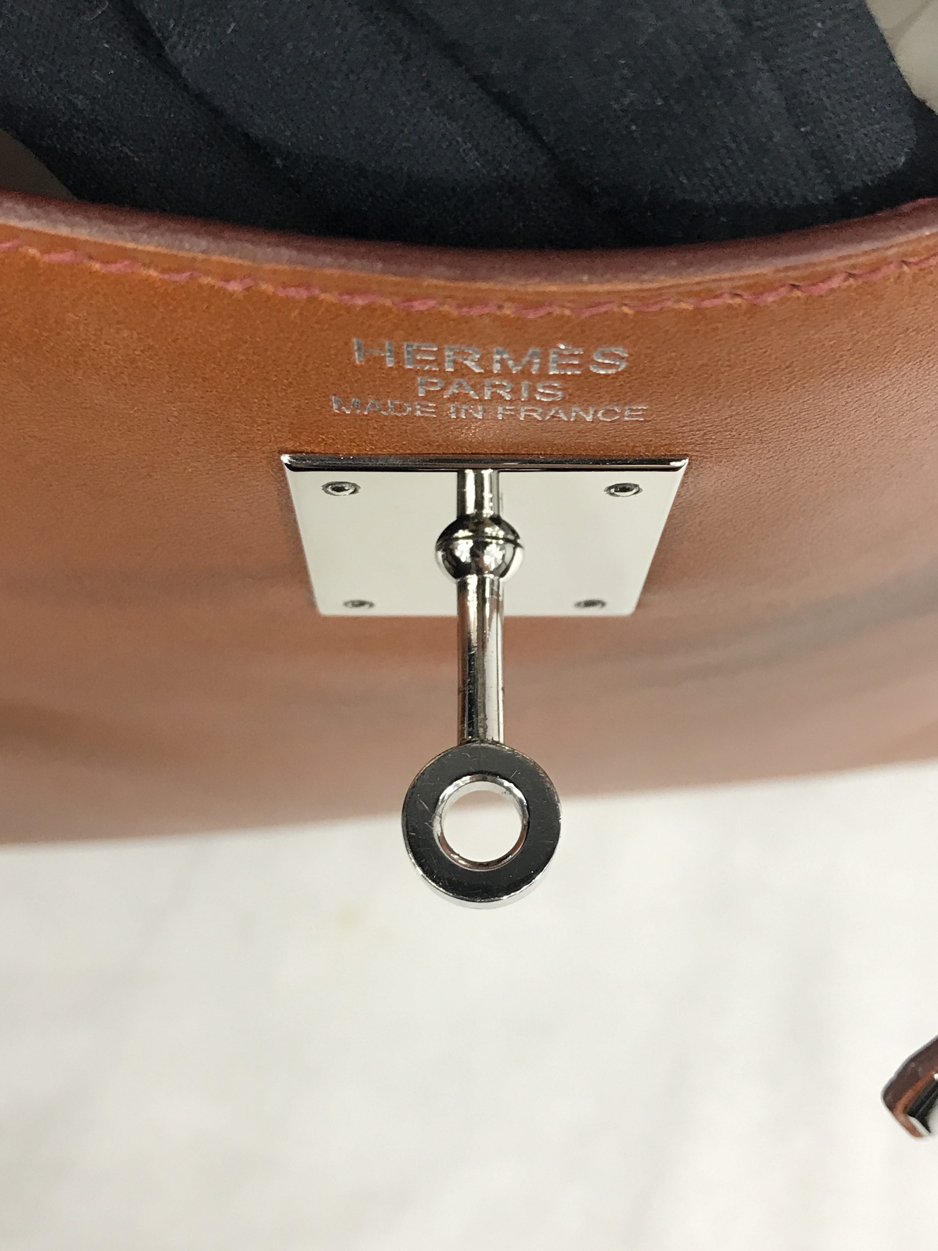 Special Order Gold Box Calf/Rouge H Chevre Mysore Leather Kelly 35 W/PHW